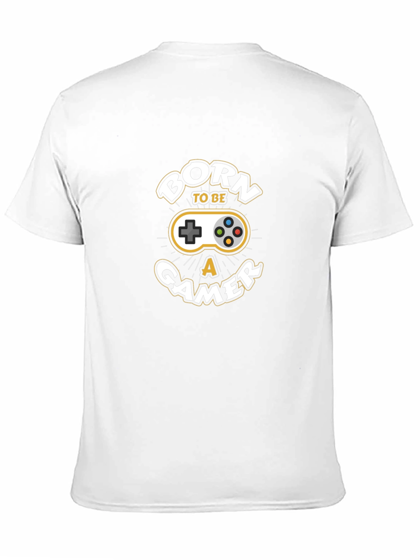Born to Be a Gamer Black Graphic T-Shirt