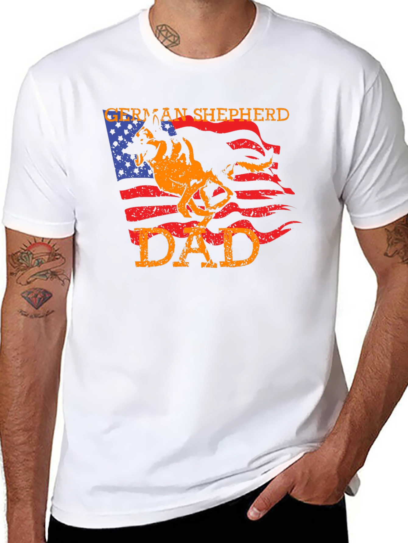 German Shepherd Dad T-Shirt