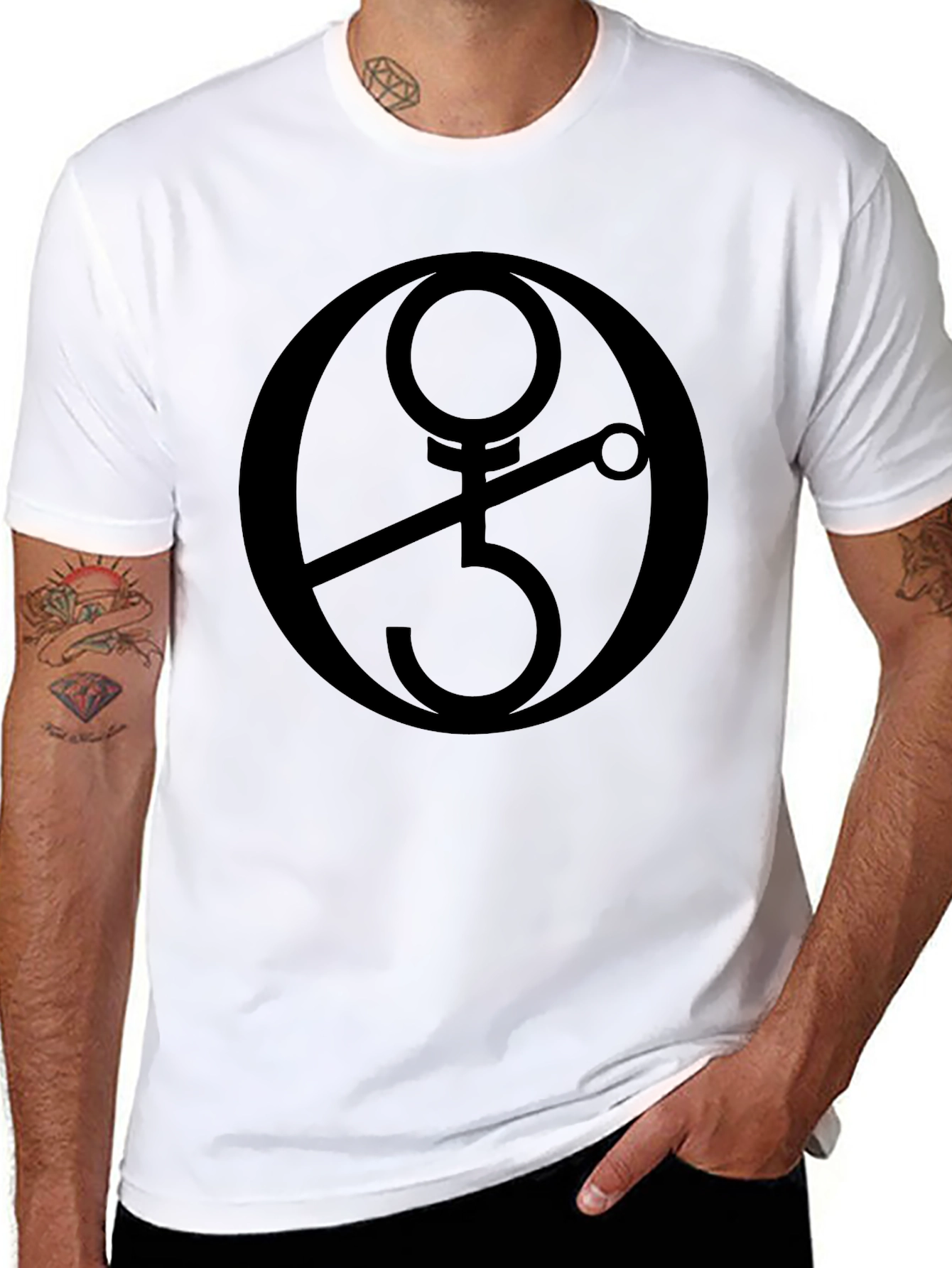 Symbolic Black Graphic Tee
