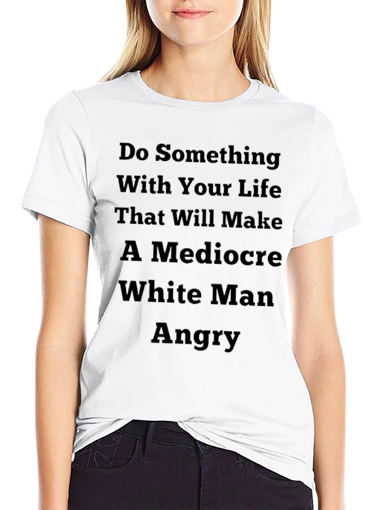 Do Something Angry Tee - Statement Graphic T-Shirt
