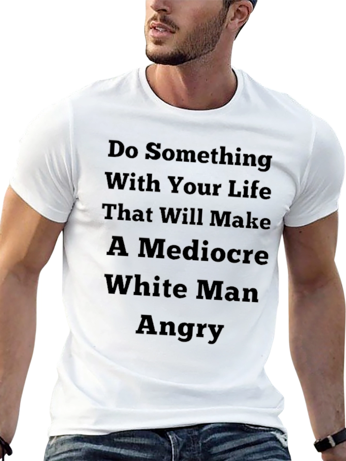 Do Something Angry Tee - Statement Graphic T-Shirt