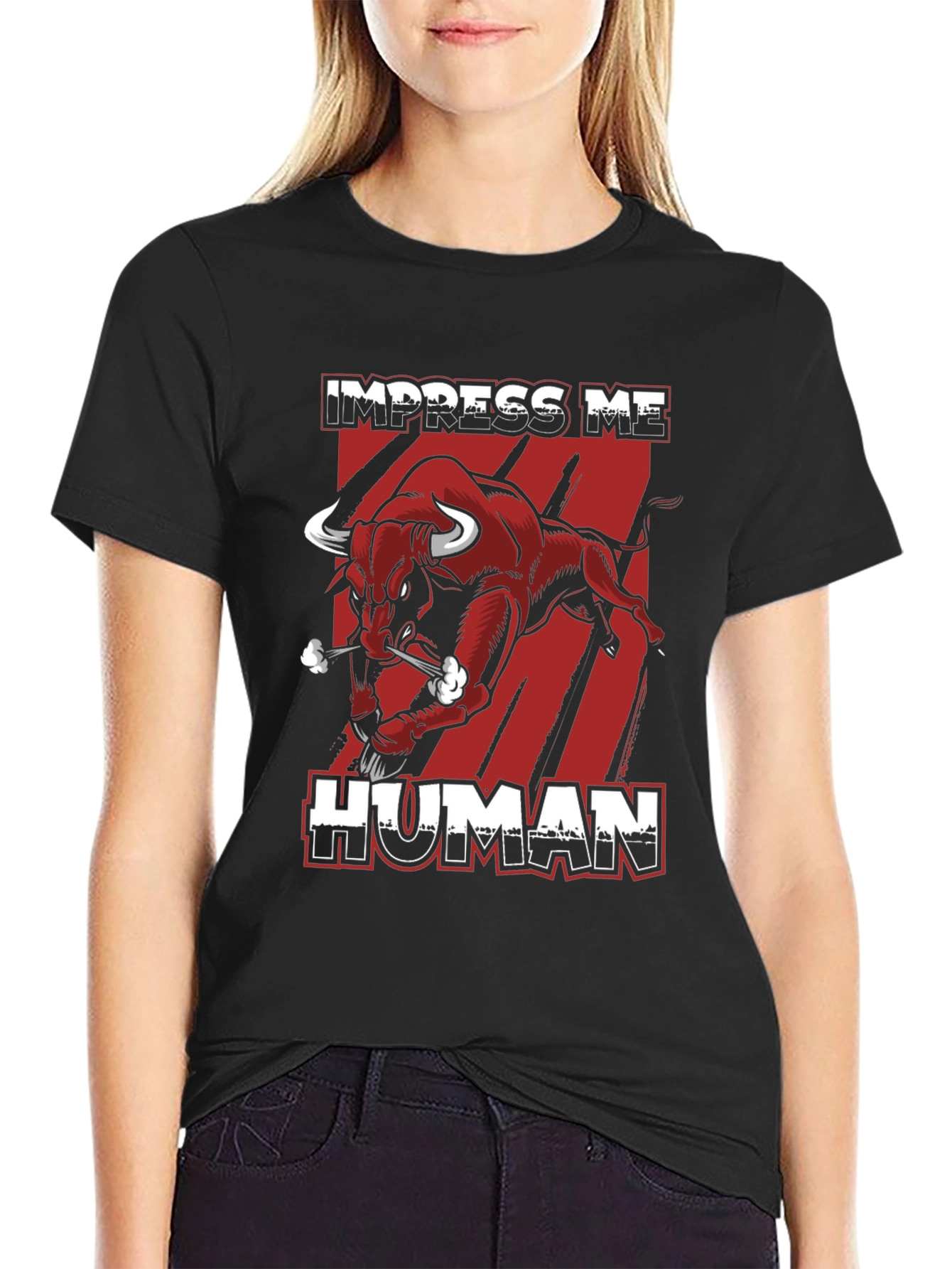 Impress Me Human Graphic Tee