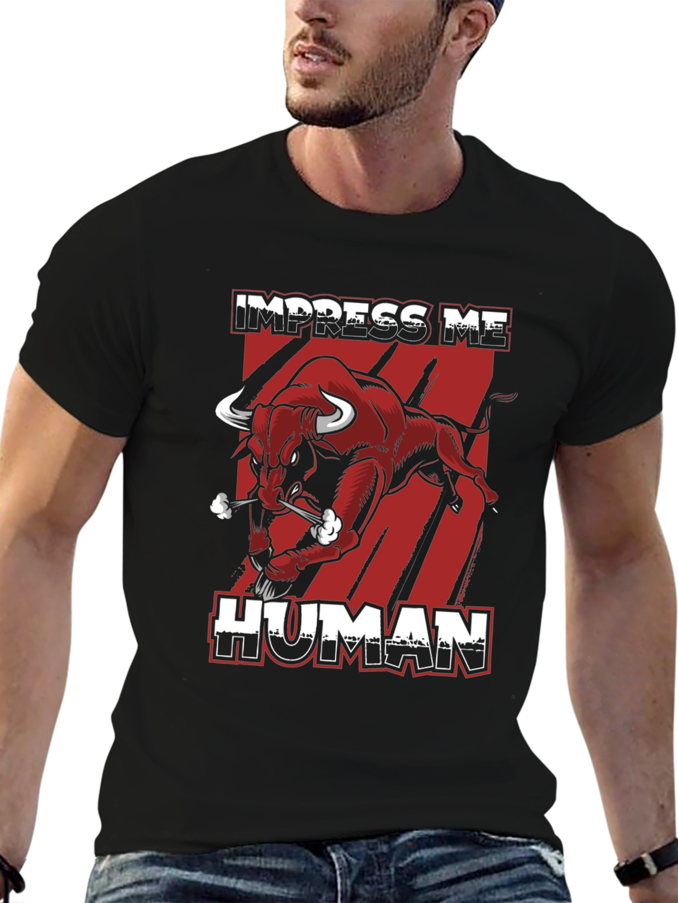 Impress Me Human Graphic Tee