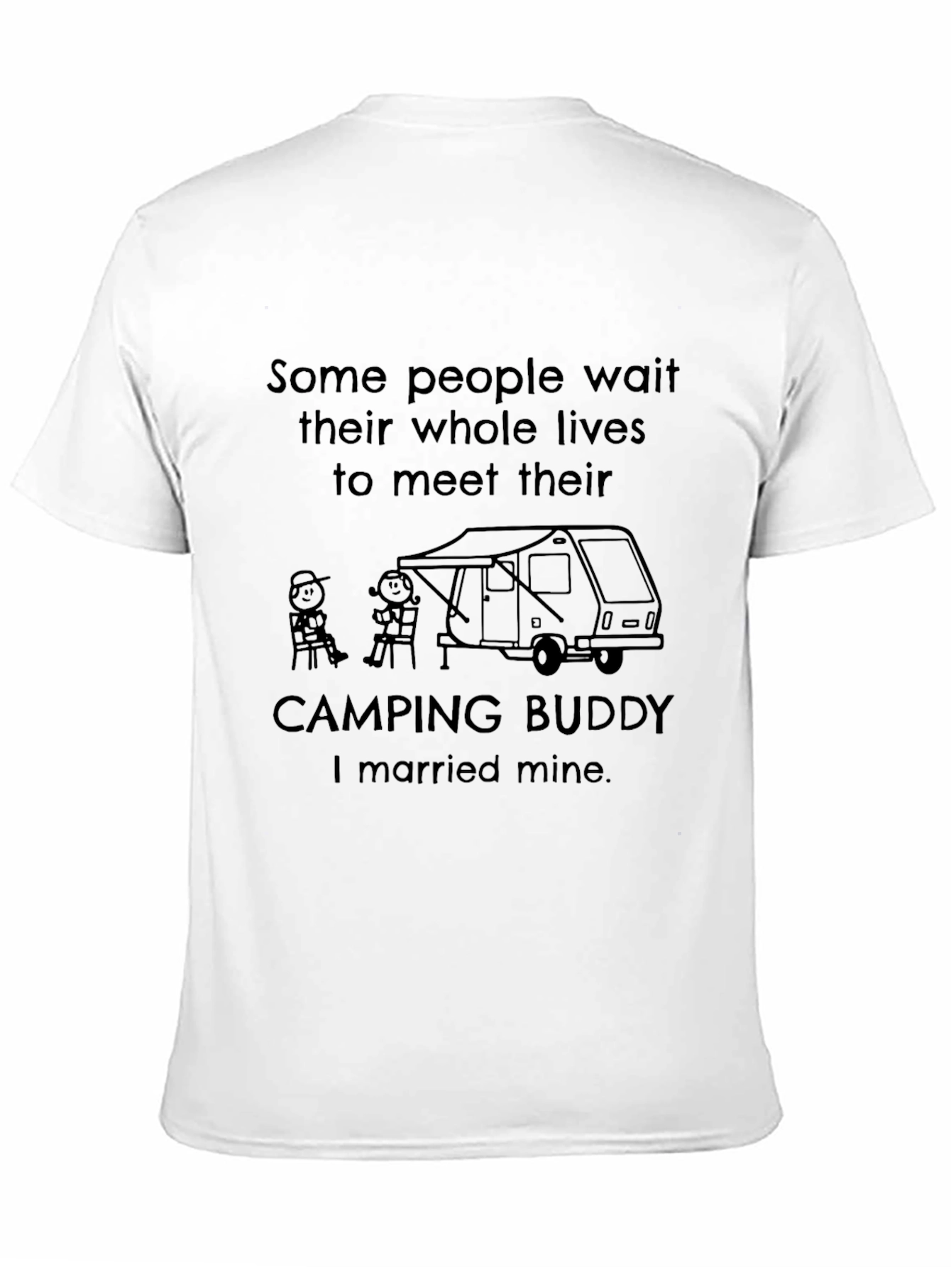 Camping Buddy Married T-Shirt