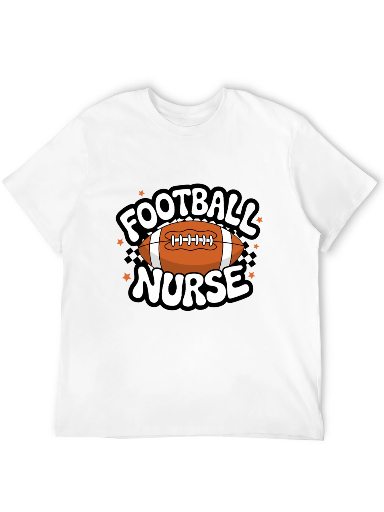 Football Nurse Graphic T-Shirt