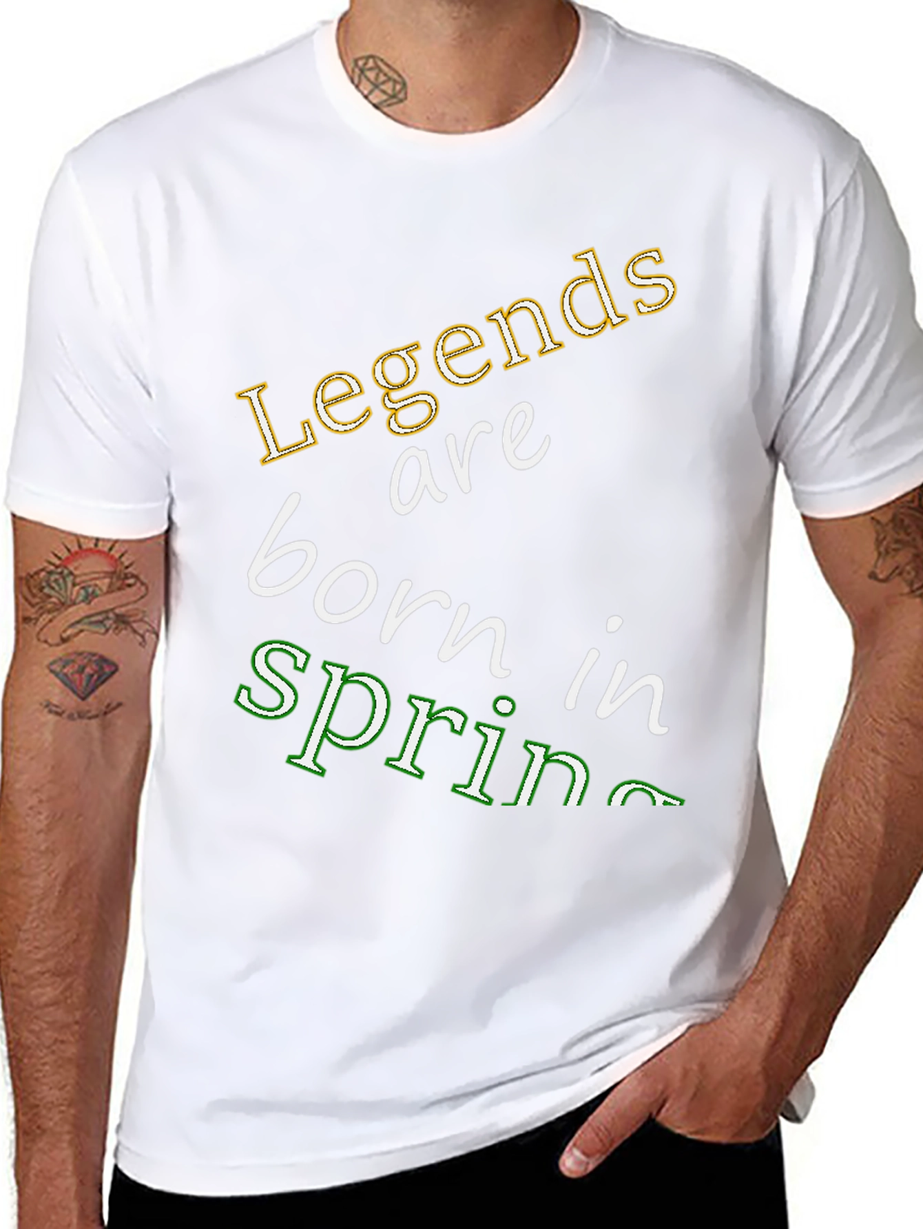 Legends are Born in Spring Graphic Tee