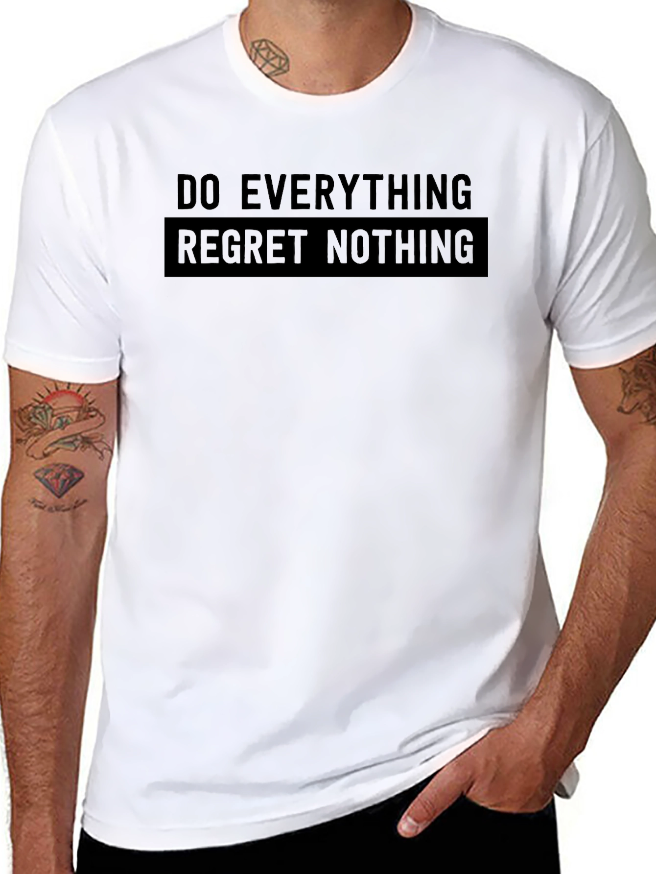 Do Everything Regret Nothing Graphic Tee