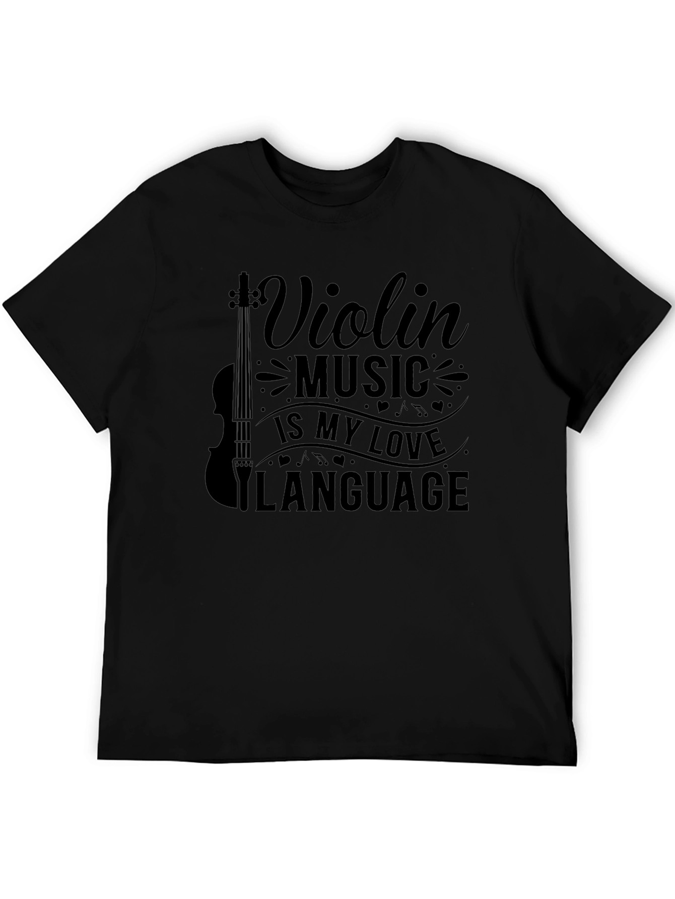 Violin Music is My Love Language T-Shirt
