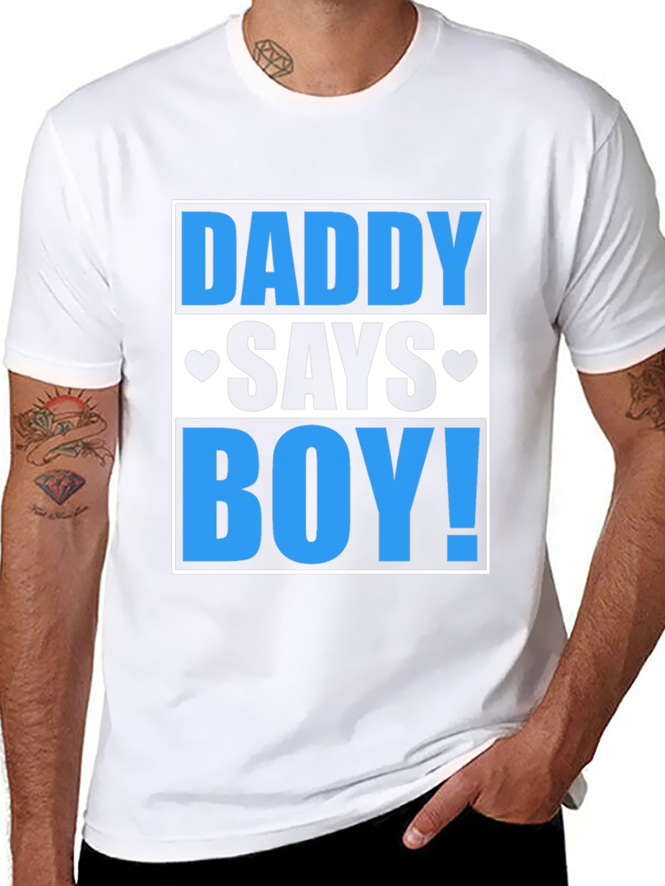 Daddy Says Boy! Graphic T-Shirt