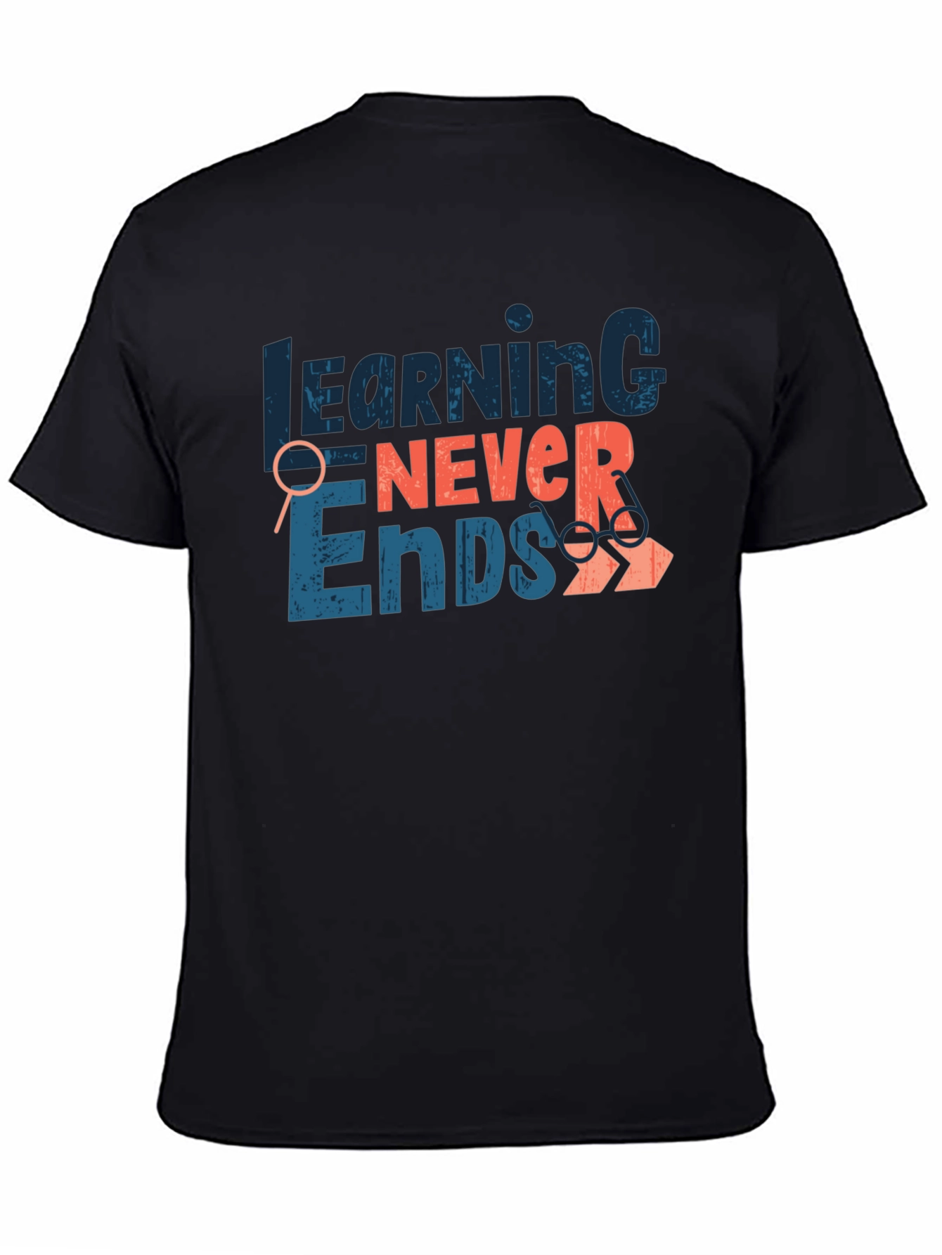 Learning Never Ends Graphic Tee