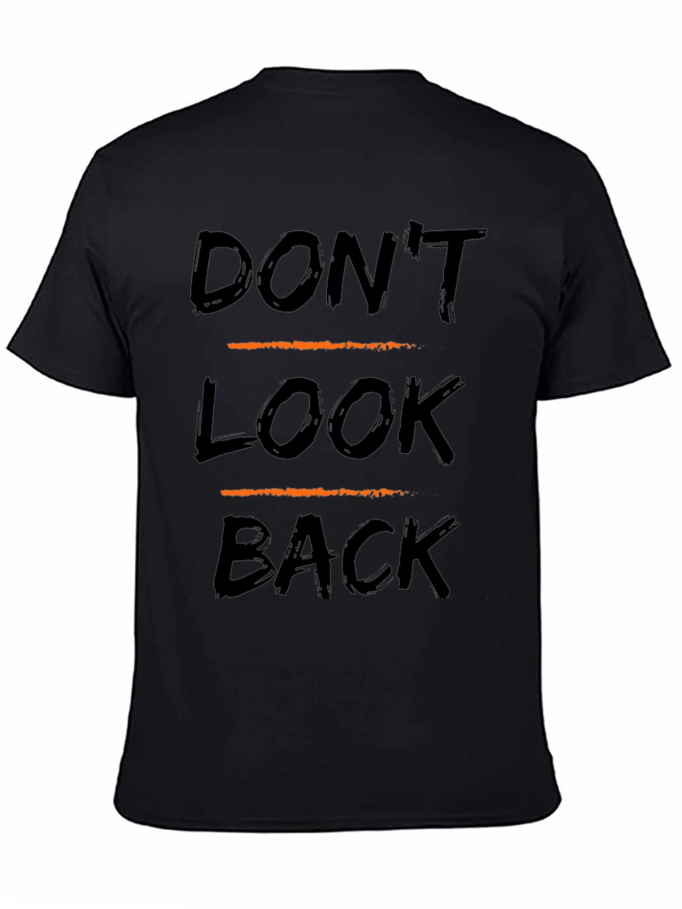 Dont Look Back Graphic Tee - Trendy Slogan T-Shirt