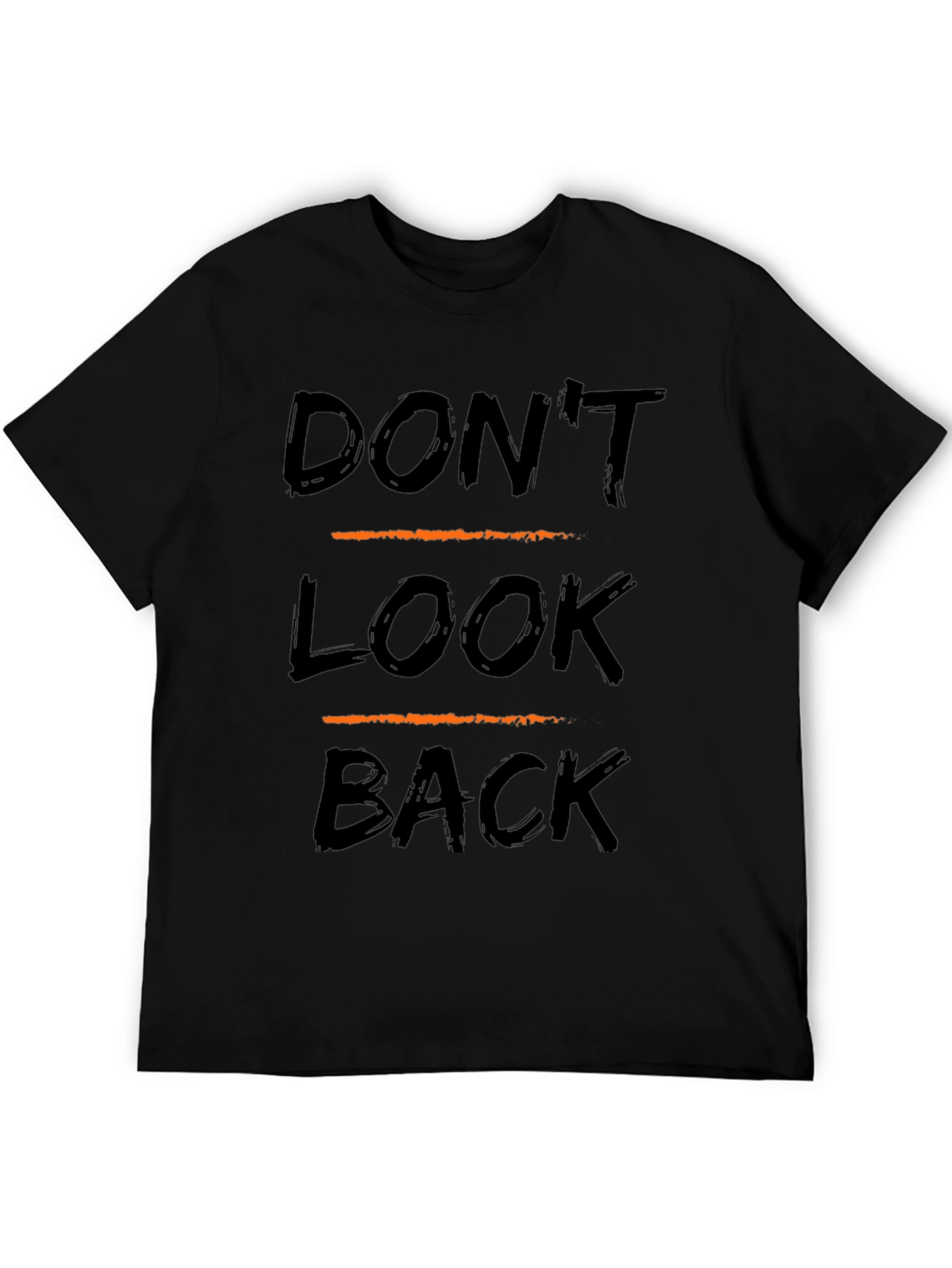 Dont Look Back Graphic Tee - Trendy Slogan T-Shirt