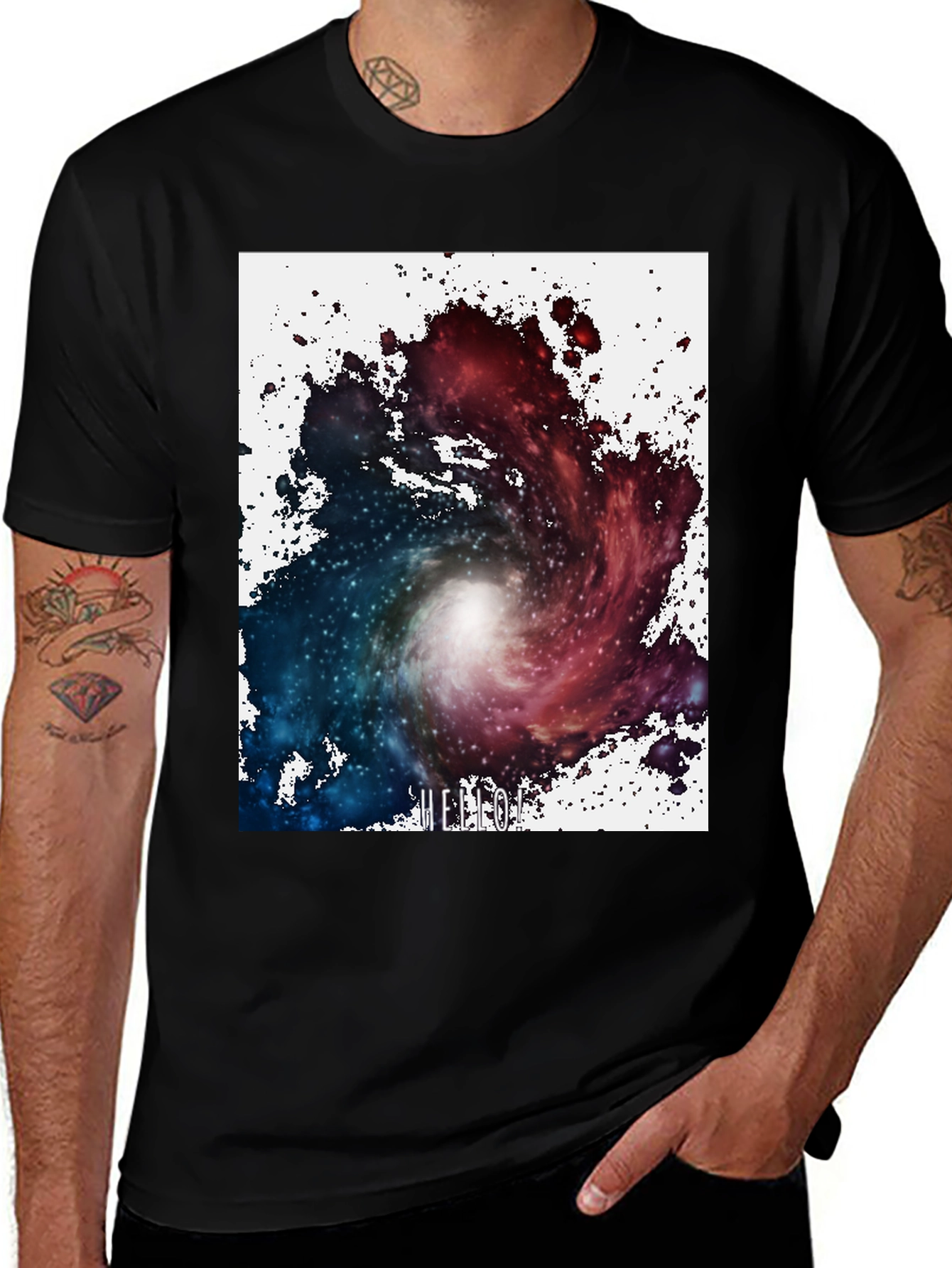 Nebula Graphic T-Shirt - Unique Galaxy Design