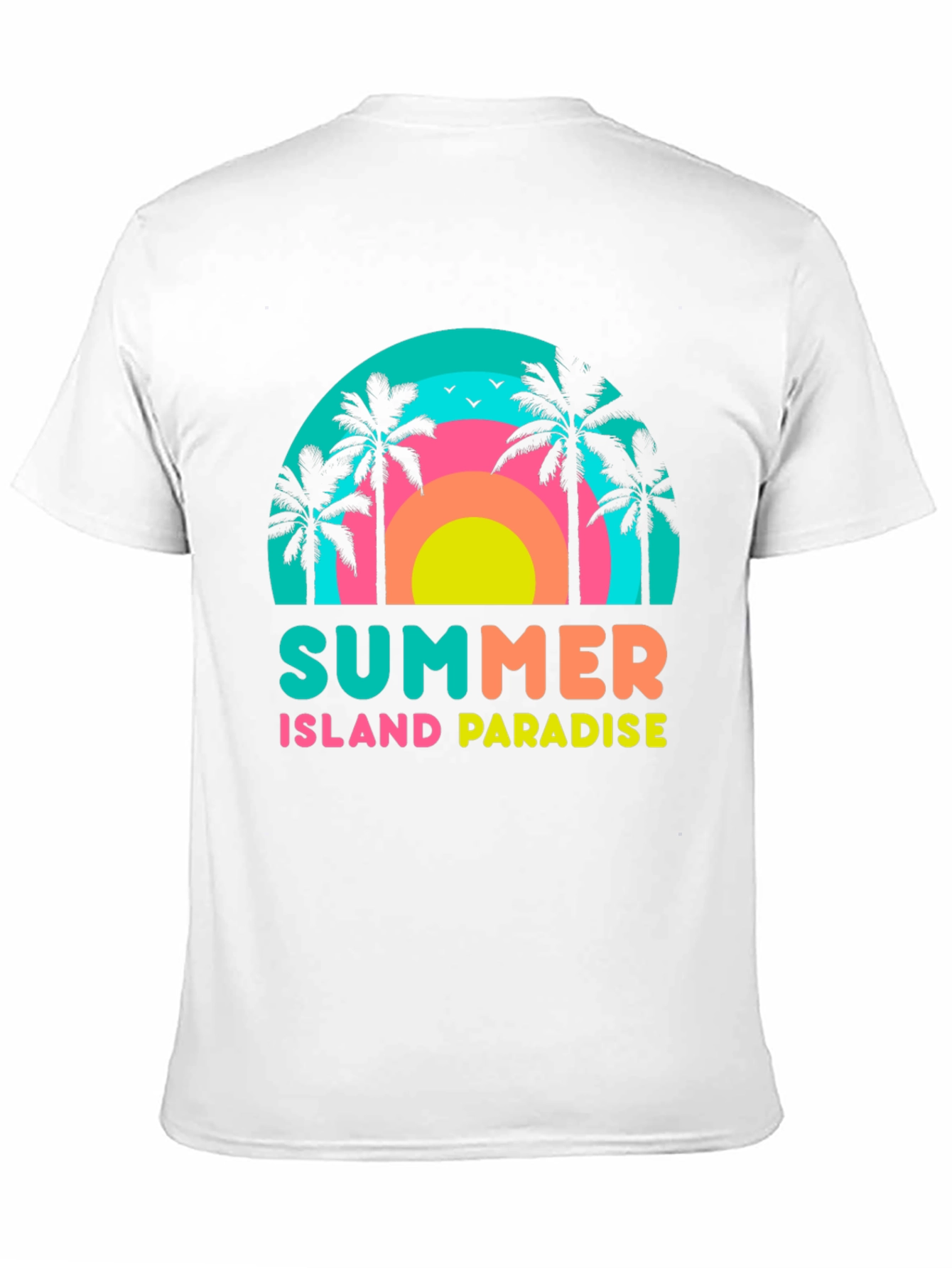 Summer Island Paradise Graphic T-Shirt