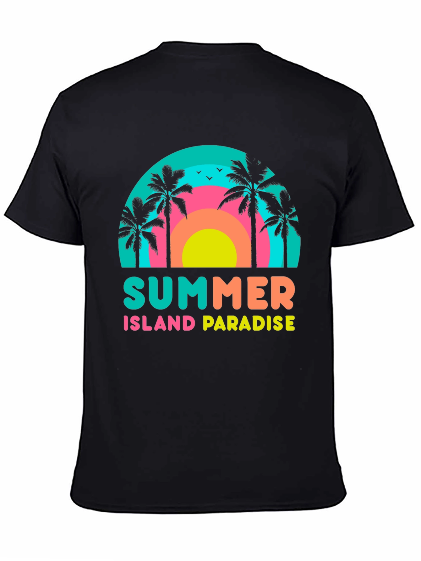 Summer Island Paradise Graphic T-Shirt