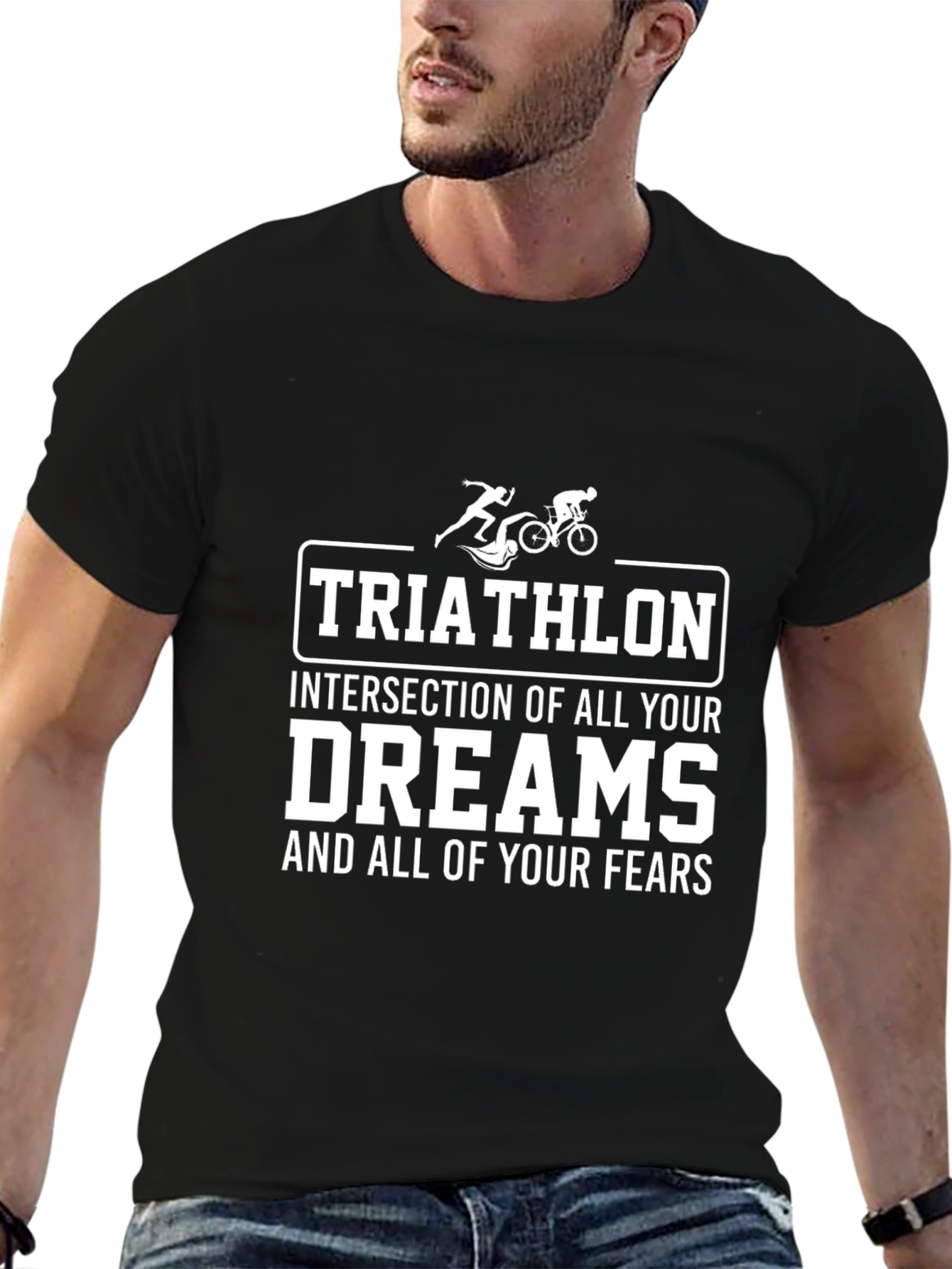 Triathlon Dreams & Fears Graphic Tee