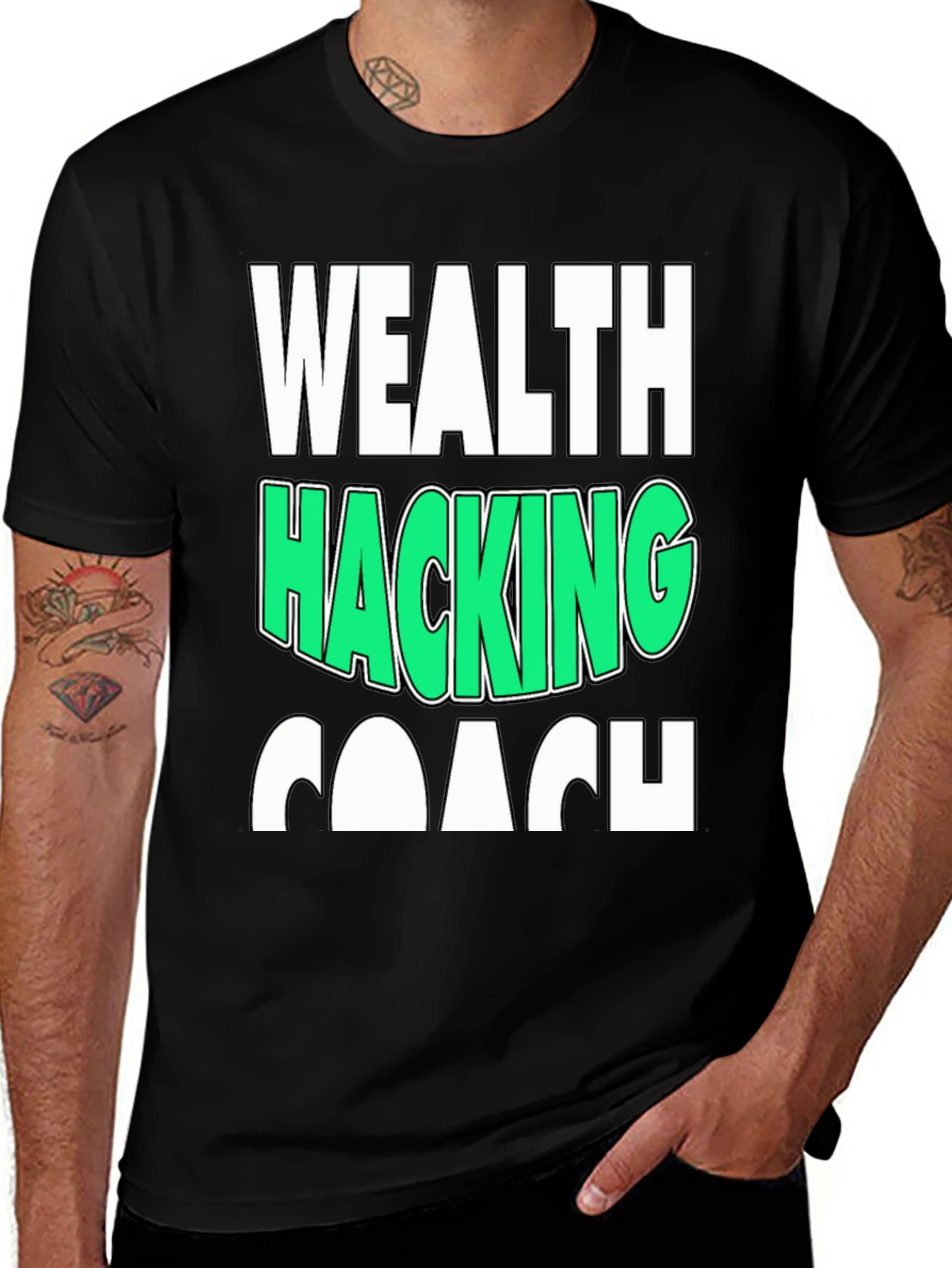 Wealth Hacking Coach Graphic Tee
