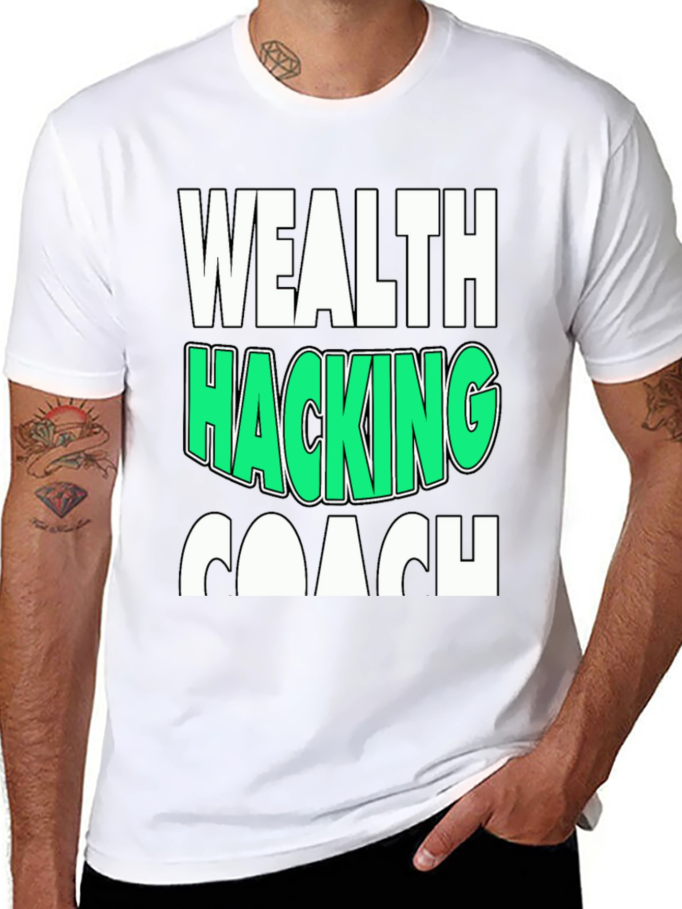 Wealth Hacking Coach Graphic Tee