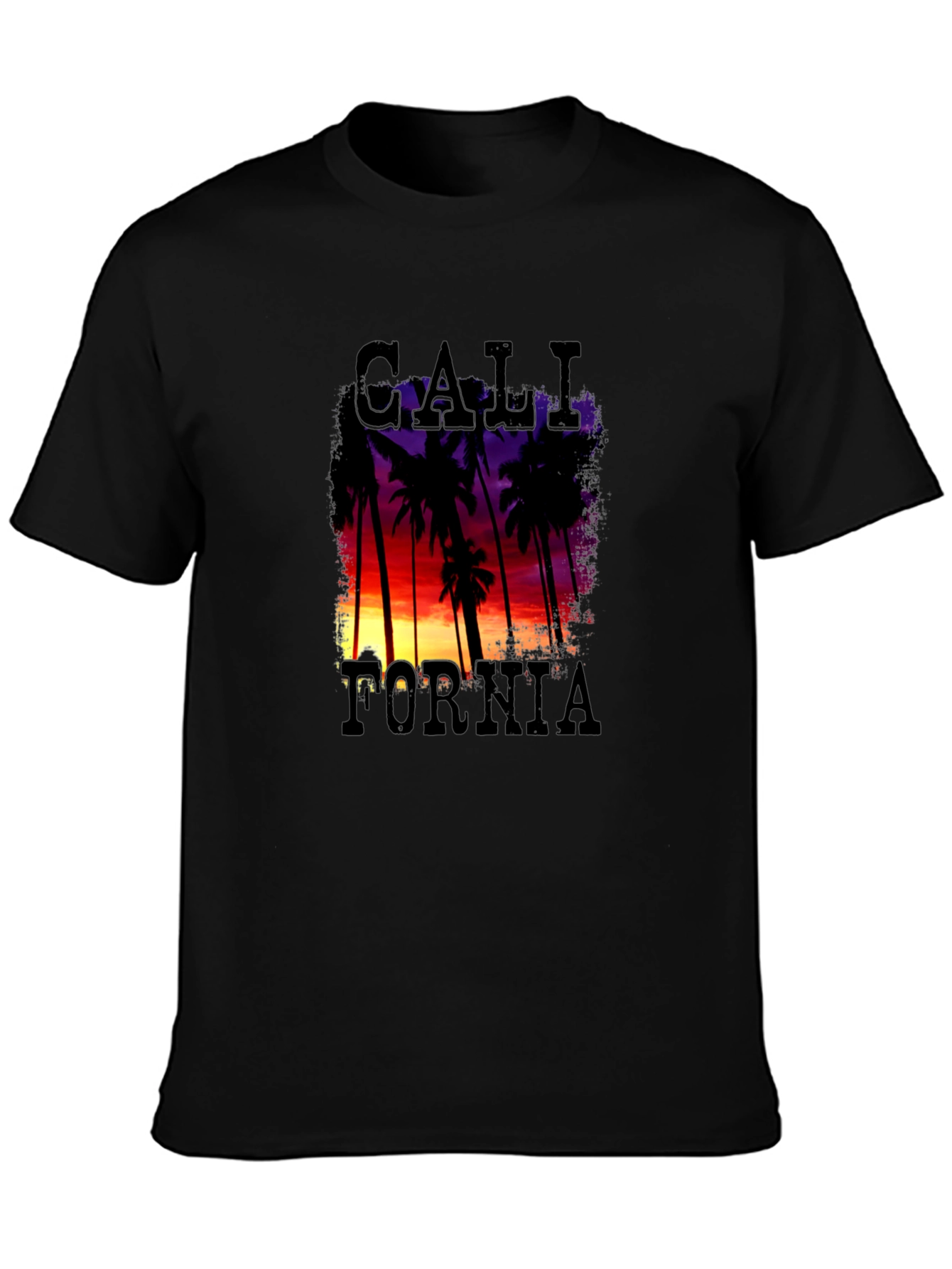 California Palm Trees Sunset T-Shirt