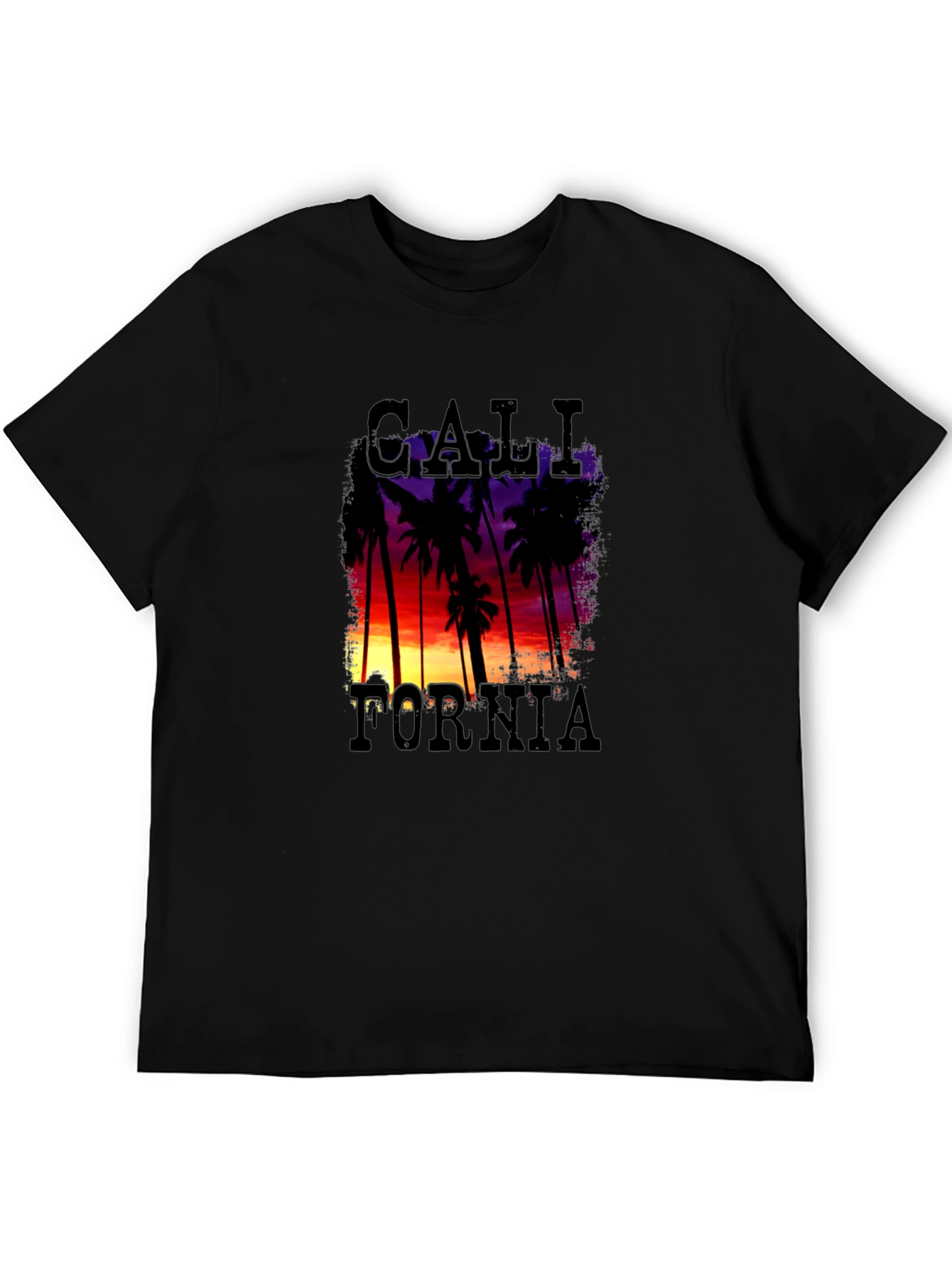 California Palm Trees Sunset T-Shirt