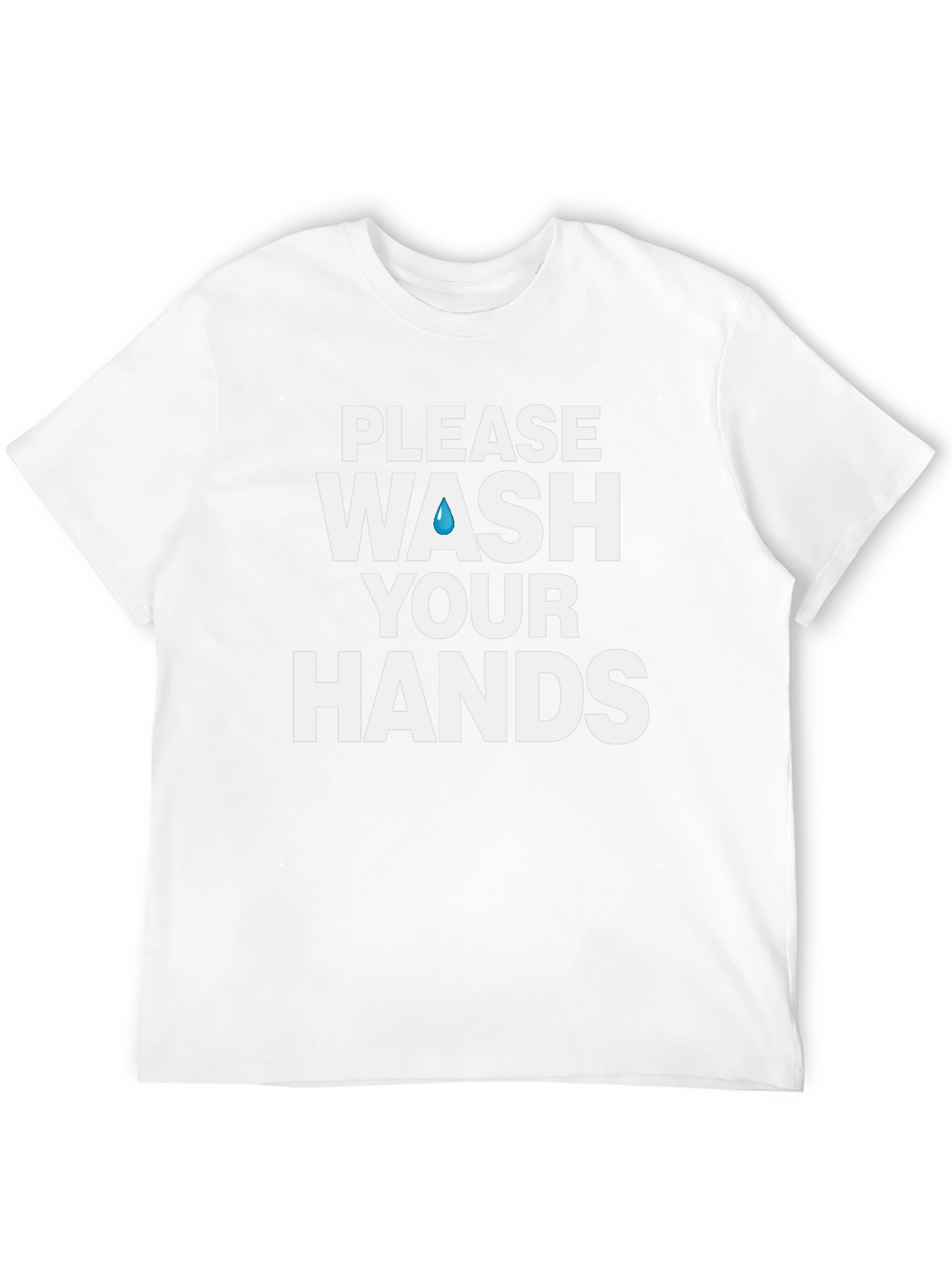 Wash Your Hands Graphic Tee - Stay Safe