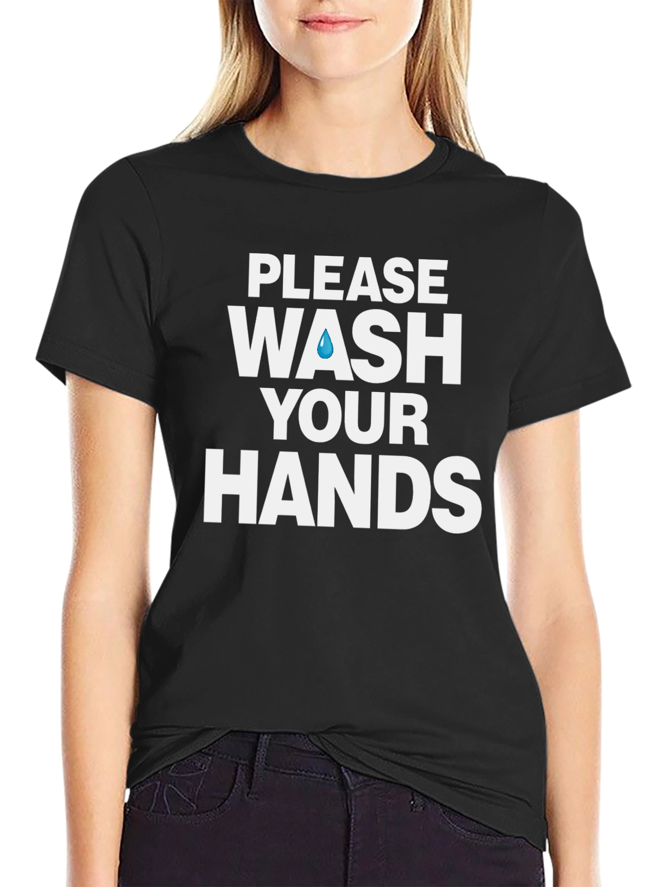 Wash Your Hands Graphic Tee - Stay Safe