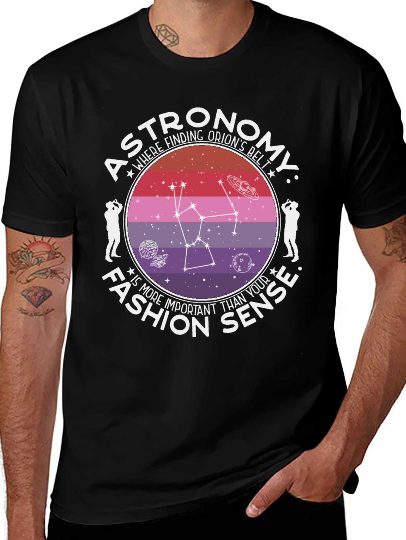 Astronomy T-Shirt: Orions Belt Graphic Tee