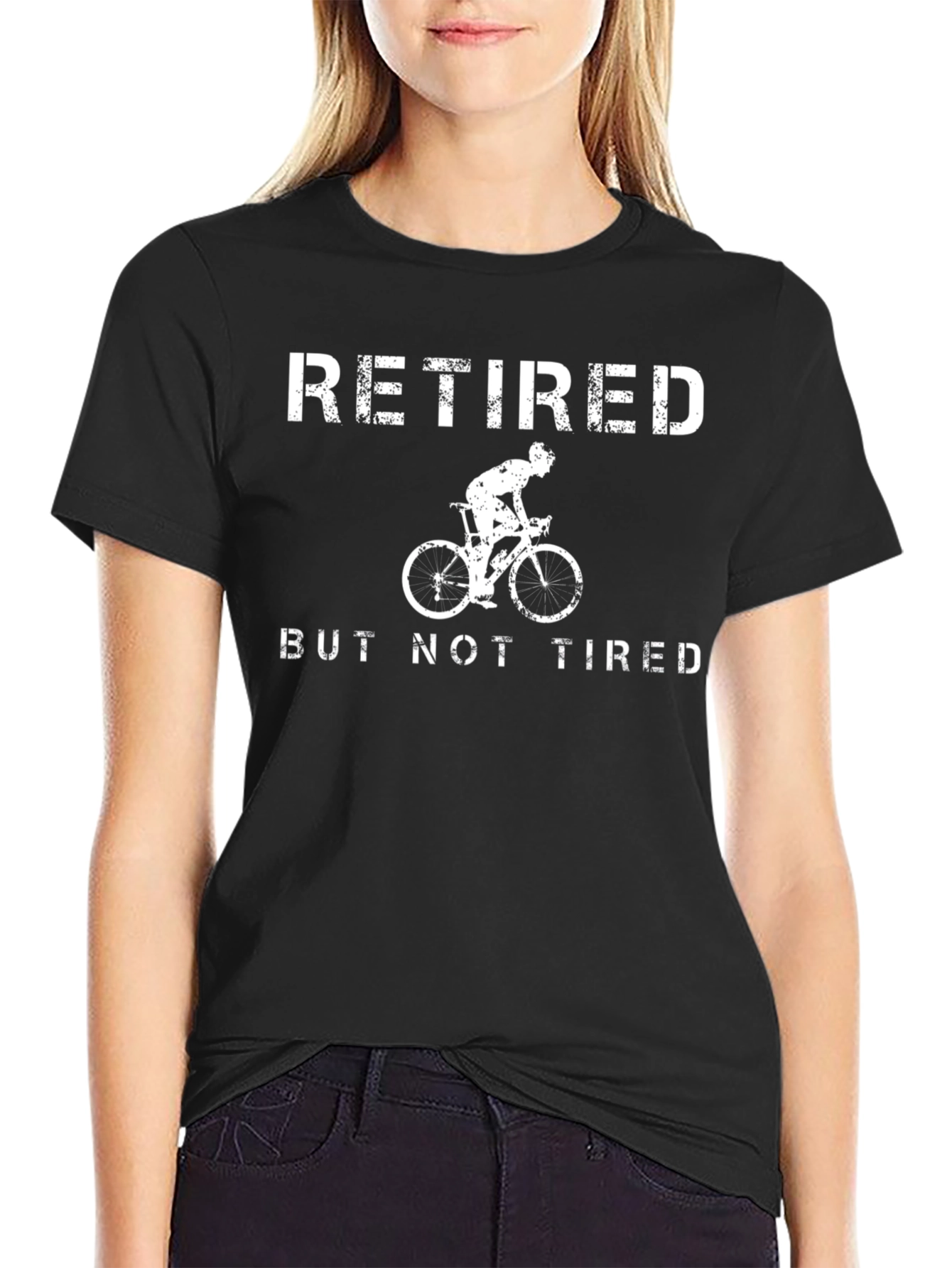 Retired But Not Tired Cycling T-Shirt