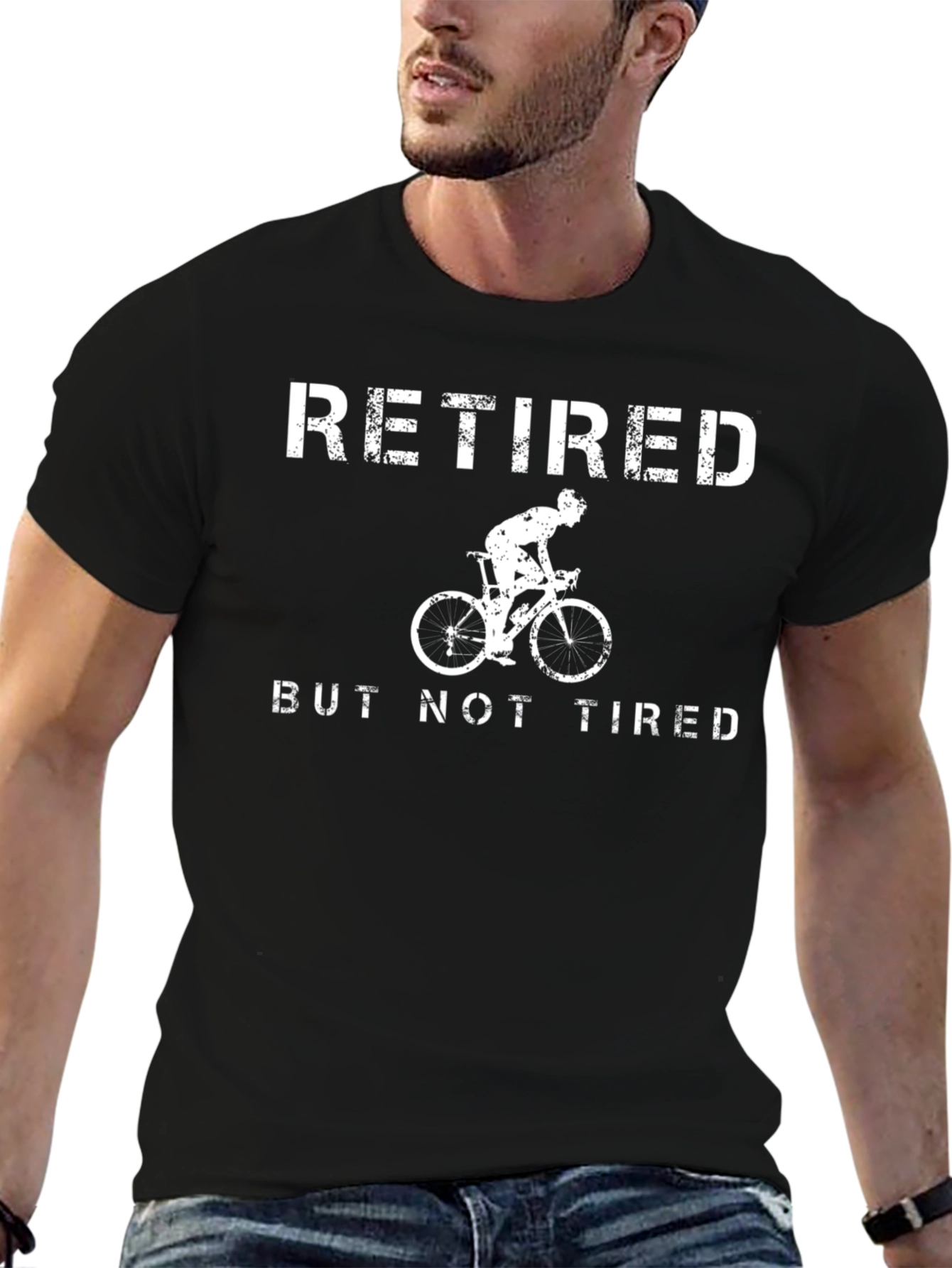 Retired But Not Tired Cycling T-Shirt