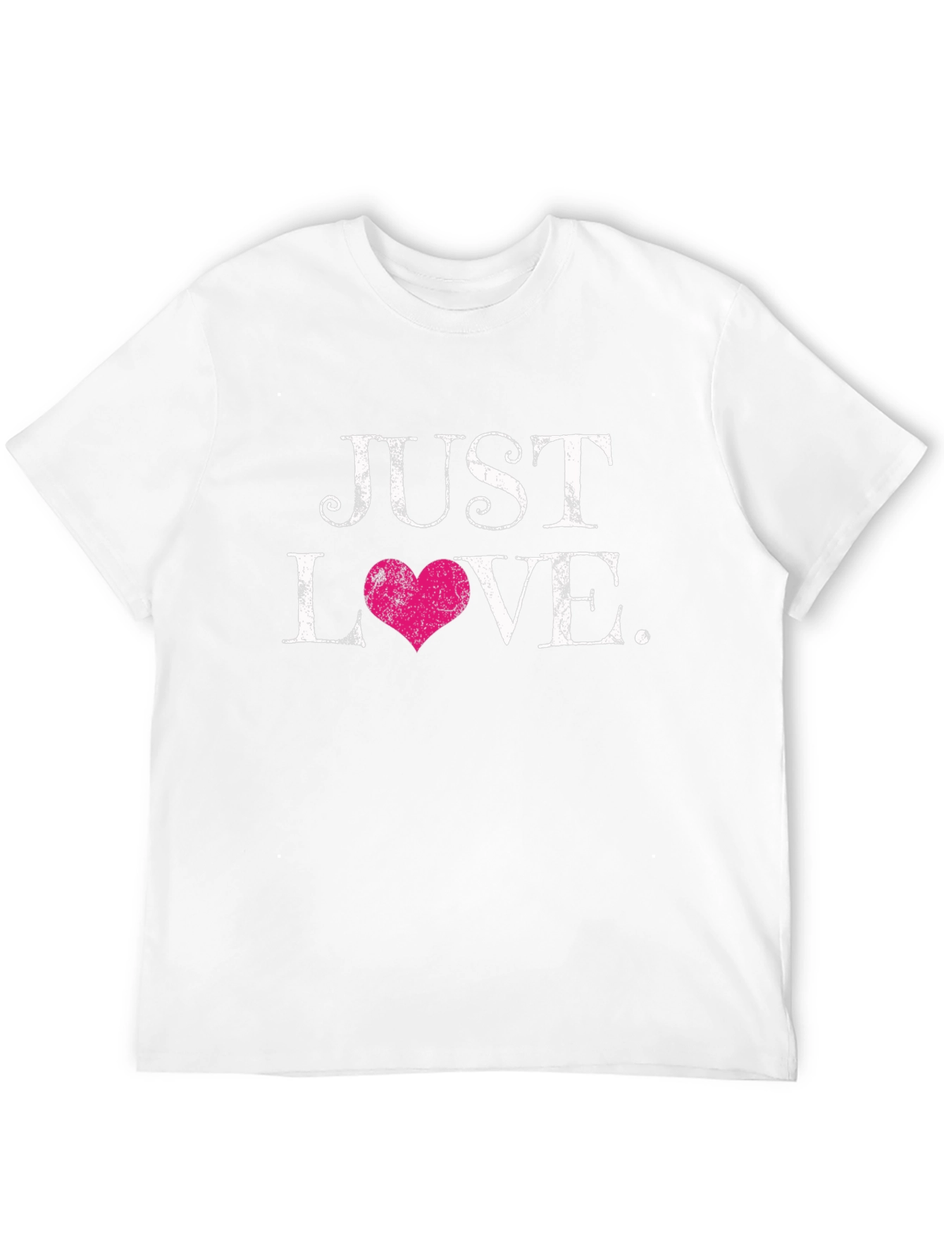 Just Love Graphic Tee - Stylish Black T-Shirt