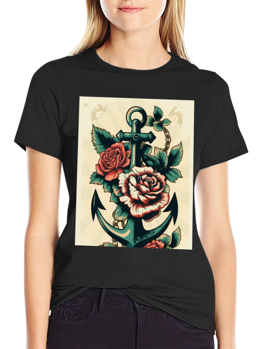 Anchor & Roses Graphic T-Shirt