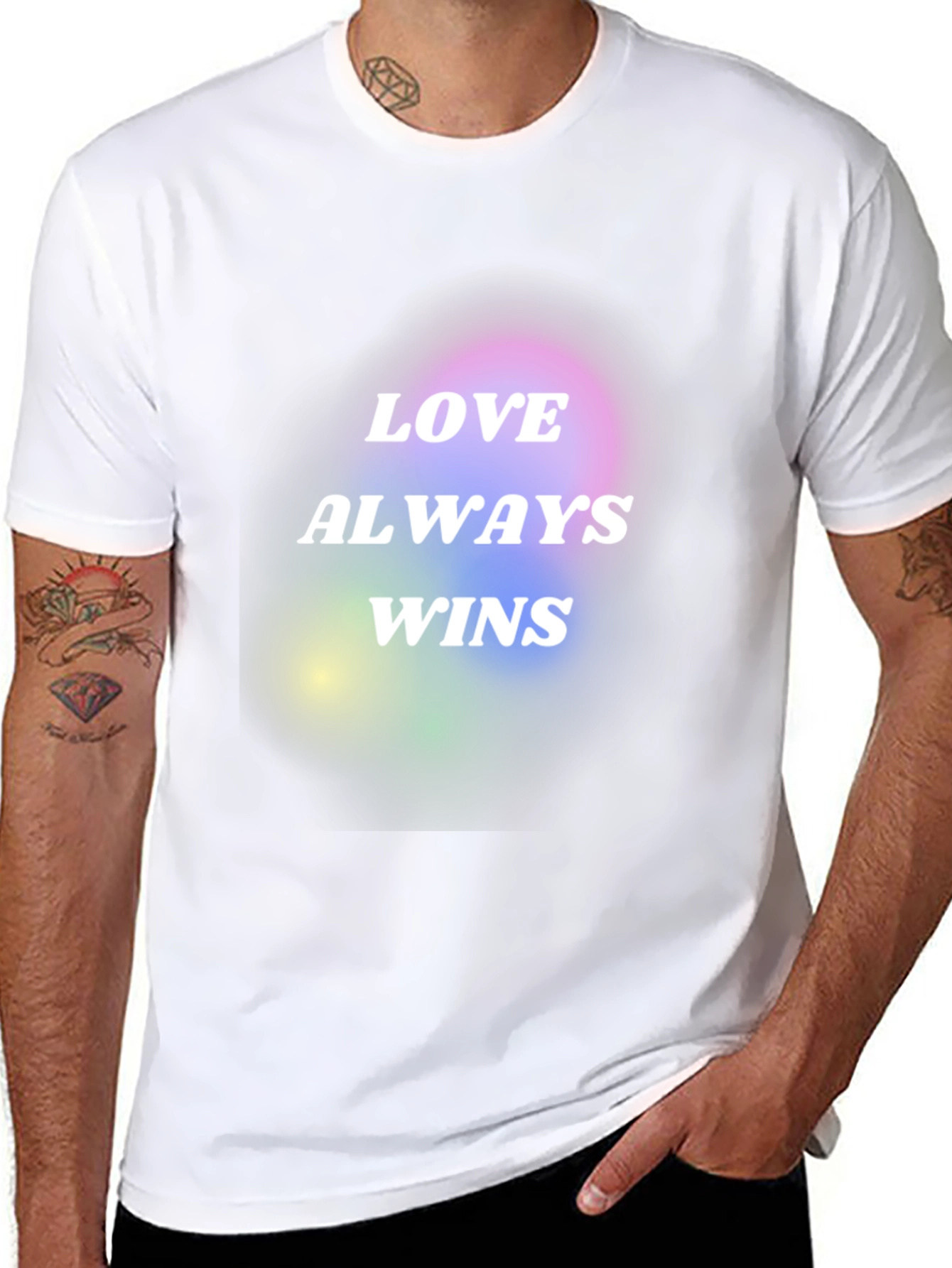 Love Always Wins Graphic Tee - Black T-Shirt