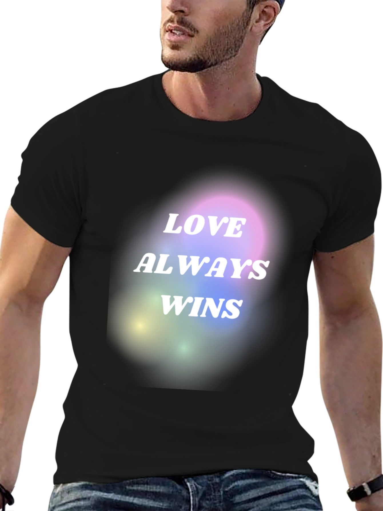 Love Always Wins Graphic Tee - Black T-Shirt