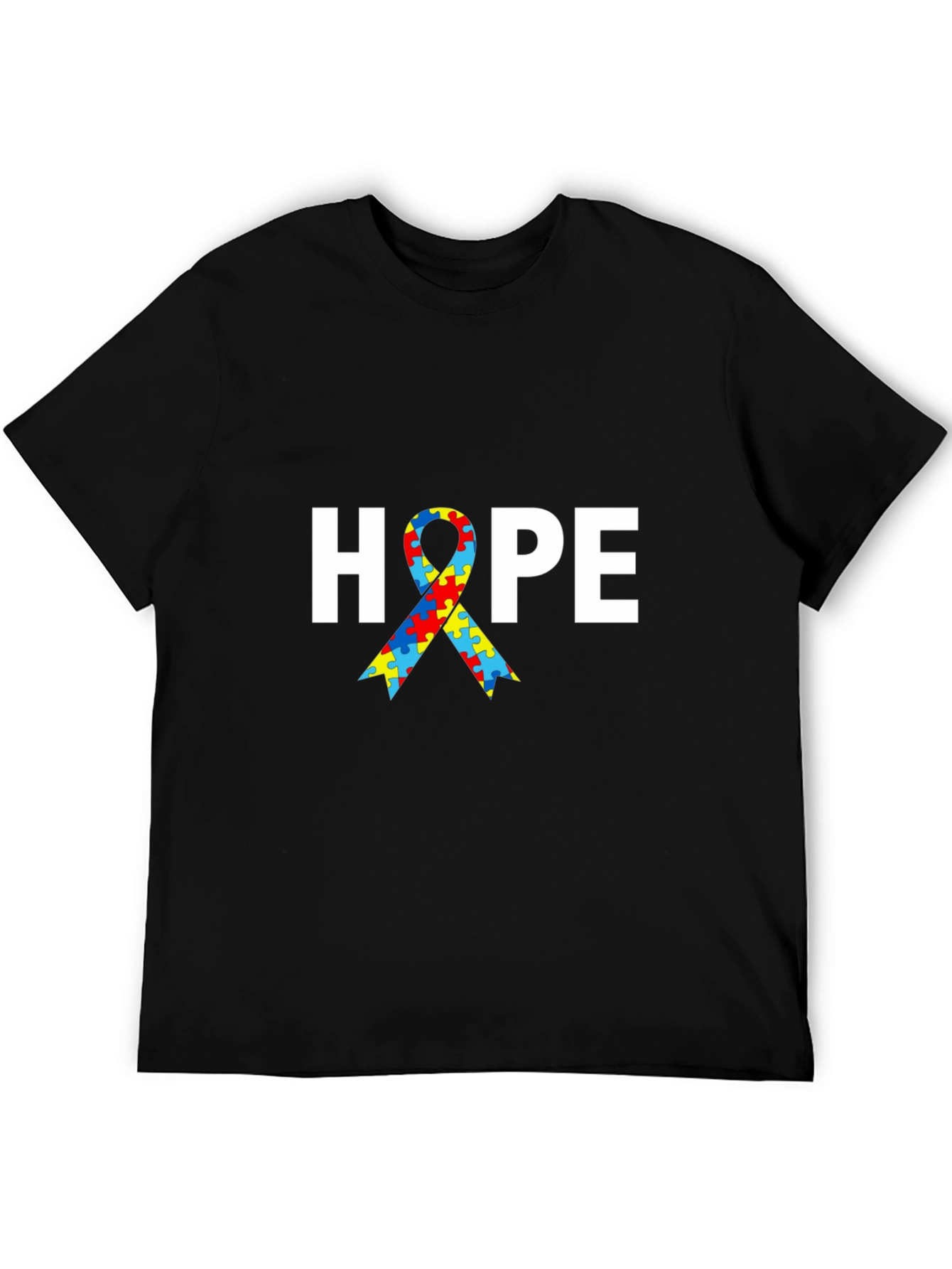 Autism Awareness Hope Ribbon T-Shirt
