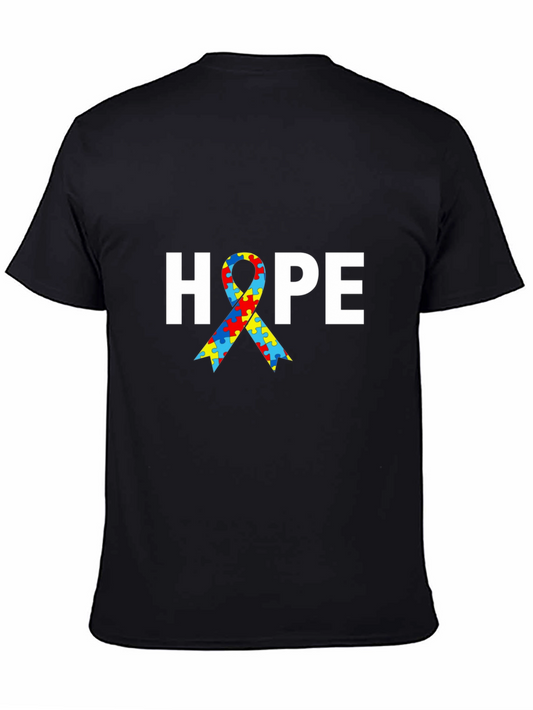 Autism Awareness Hope Ribbon T-Shirt