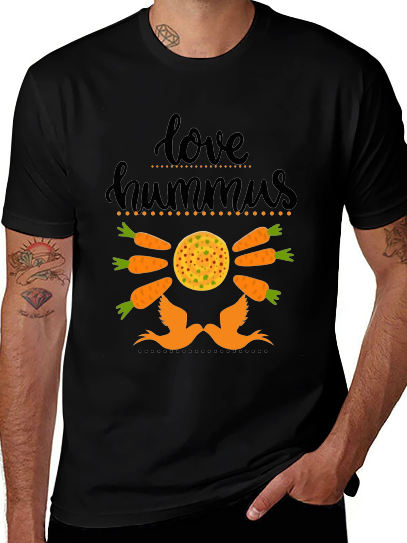 Love Hummus Graphic T-Shirt