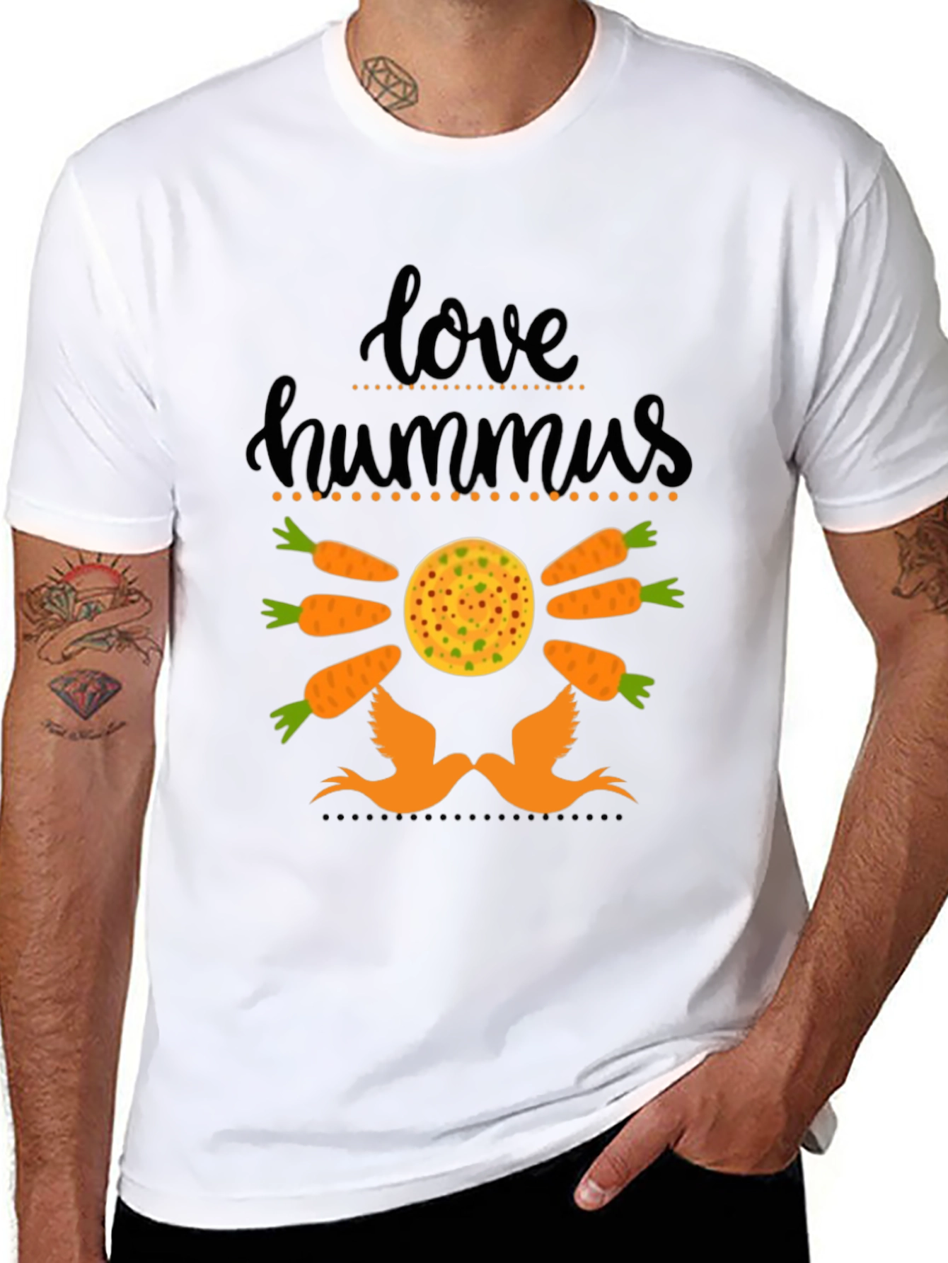 Love Hummus Graphic T-Shirt