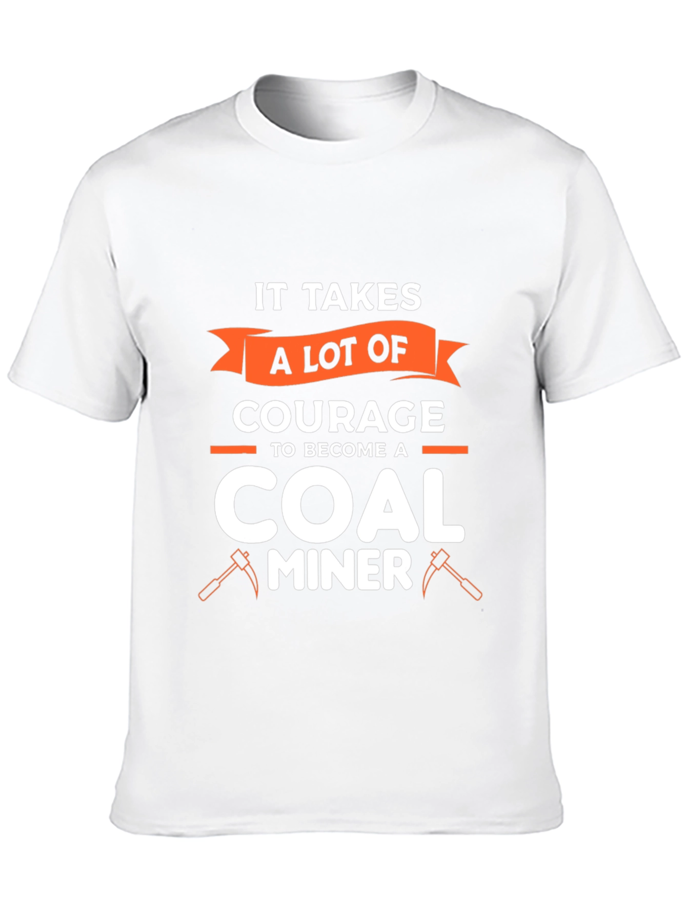 Courage Coal Miner Graphic Tee - Black