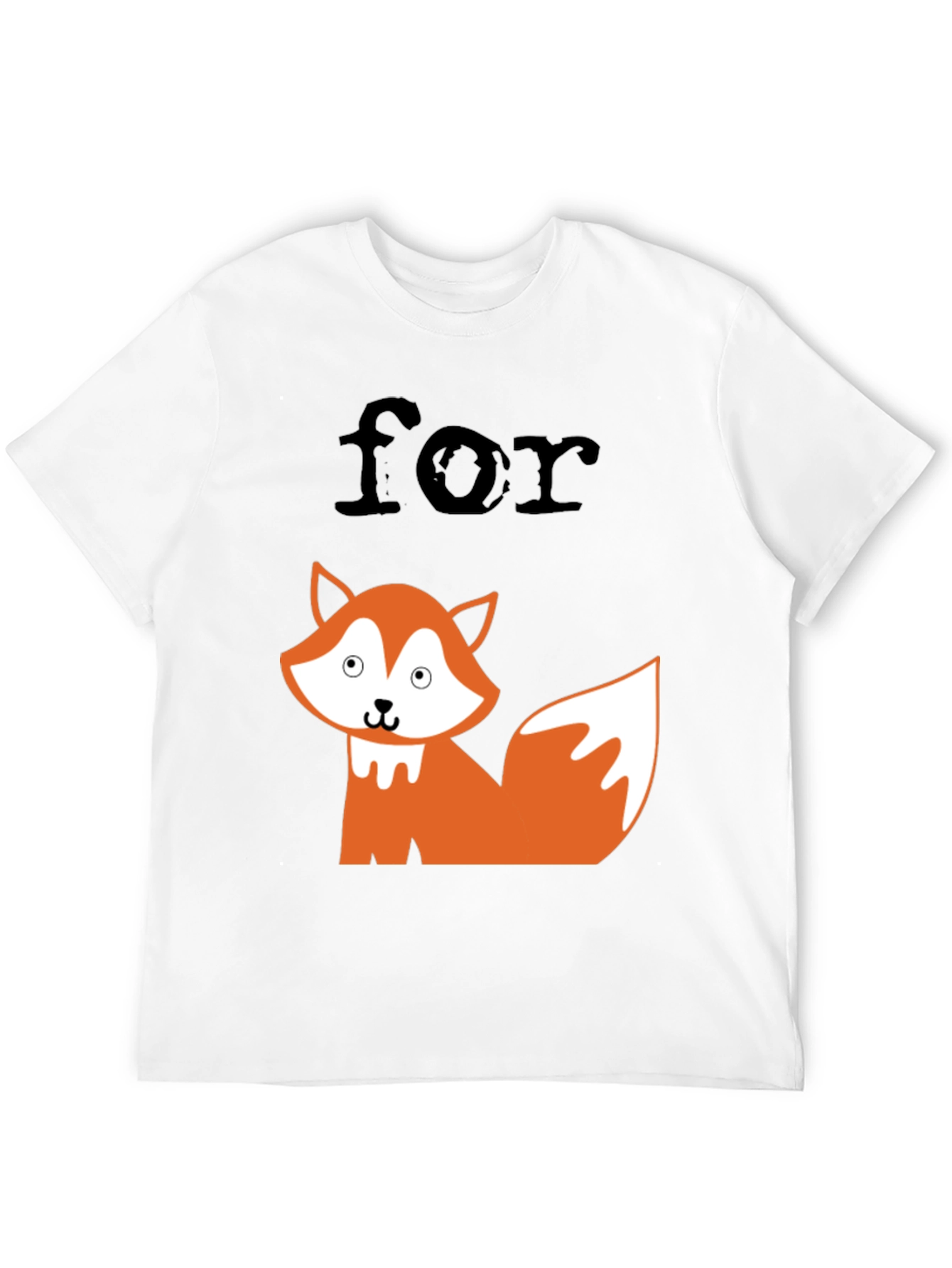 Funny For Fox Sake Graphic Tee - Black