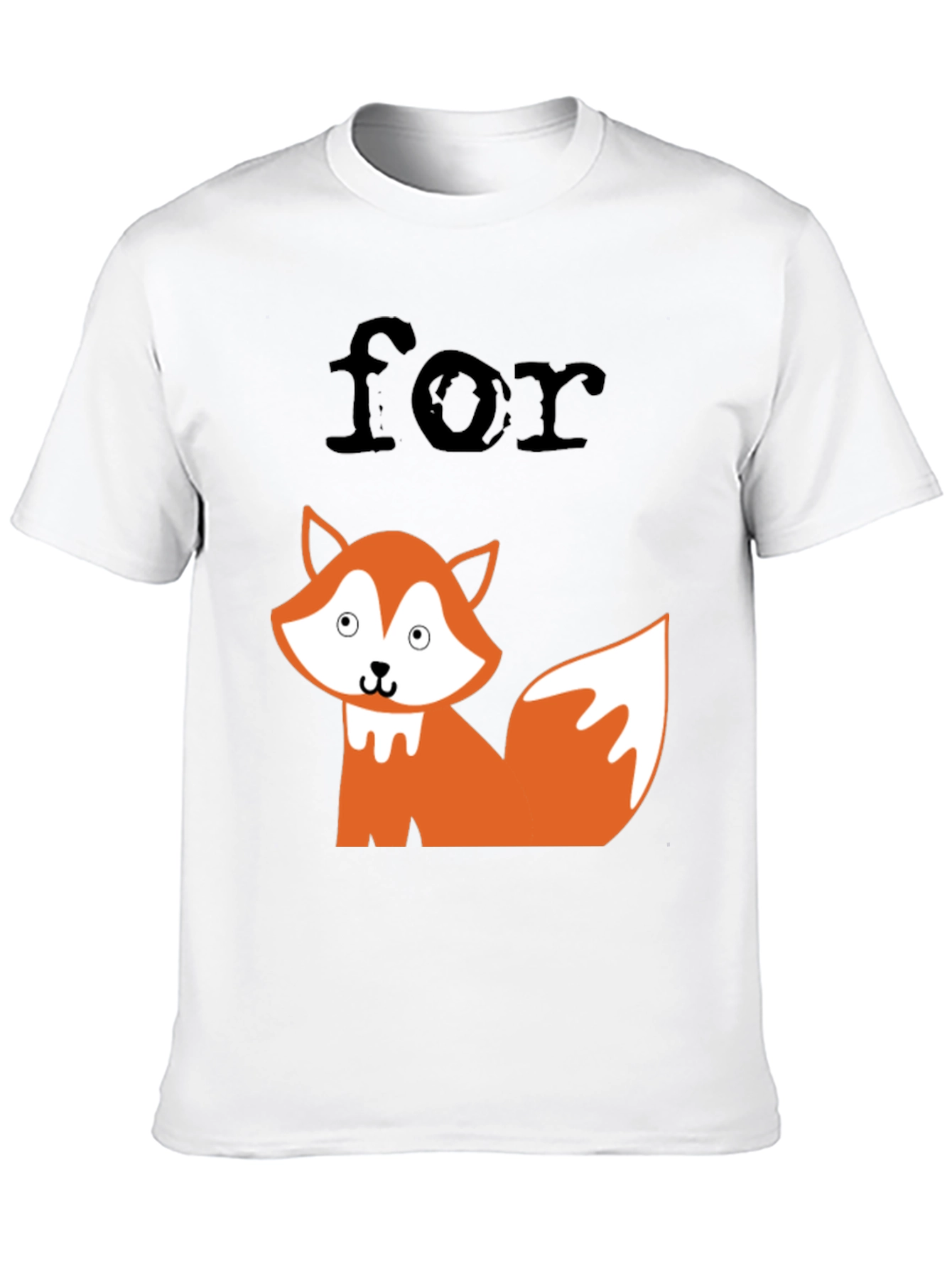 Funny For Fox Sake Graphic Tee - Black