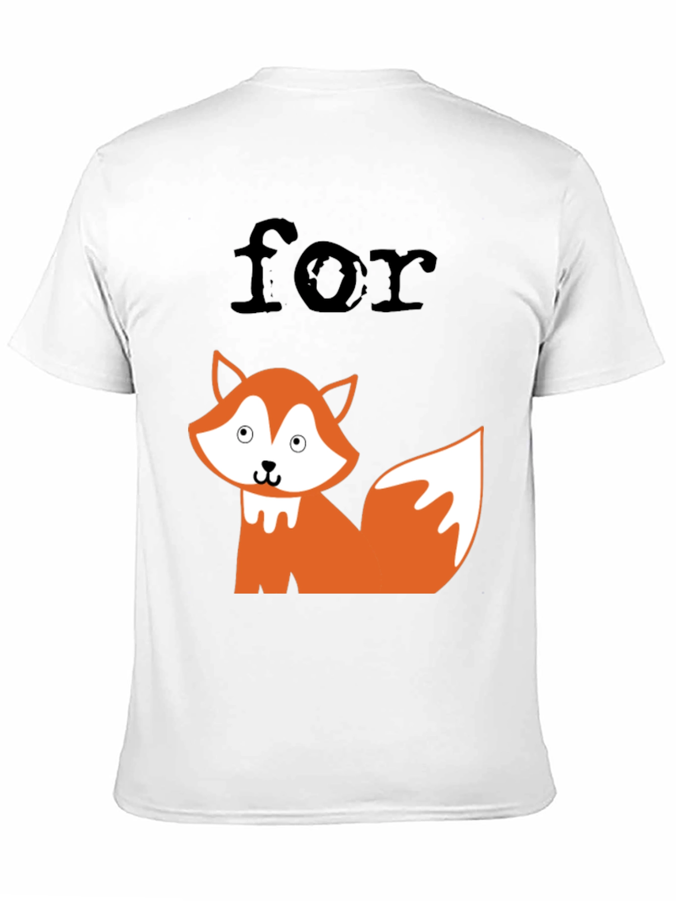 Funny For Fox Sake Graphic Tee - Black