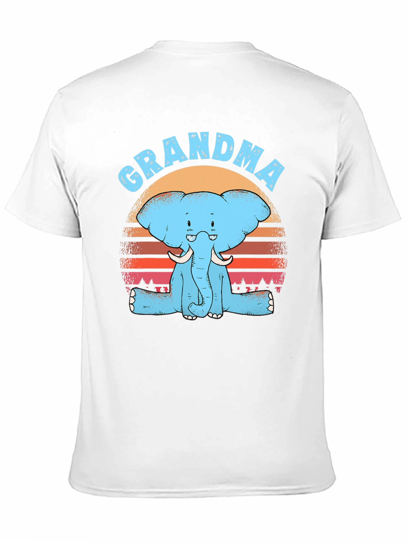 Grandma Elephant Graphic T-Shirt