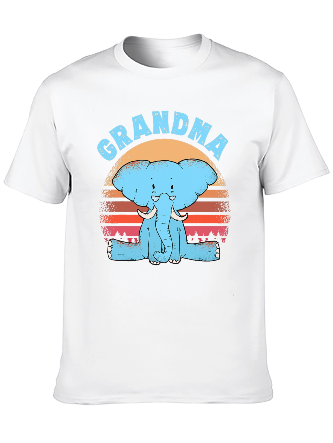 Grandma Elephant Graphic T-Shirt