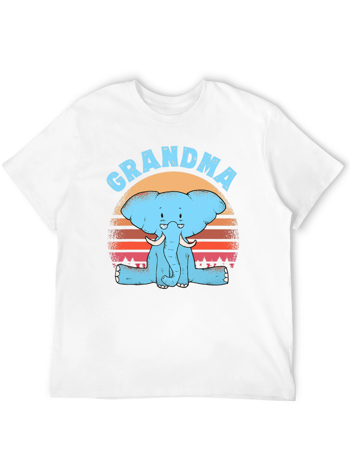 Grandma Elephant Graphic T-Shirt