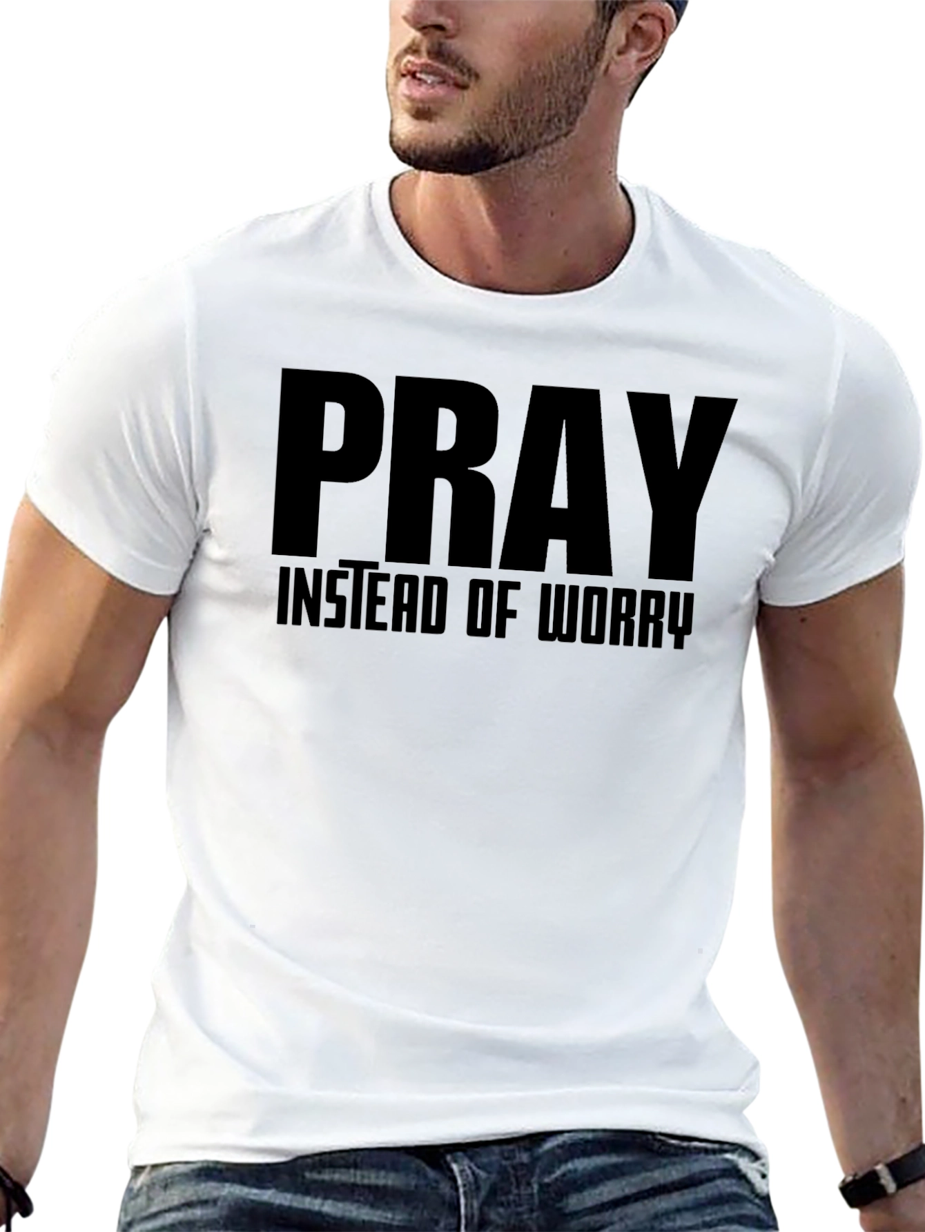 Pray Instead of Worry Graphic T-Shirt