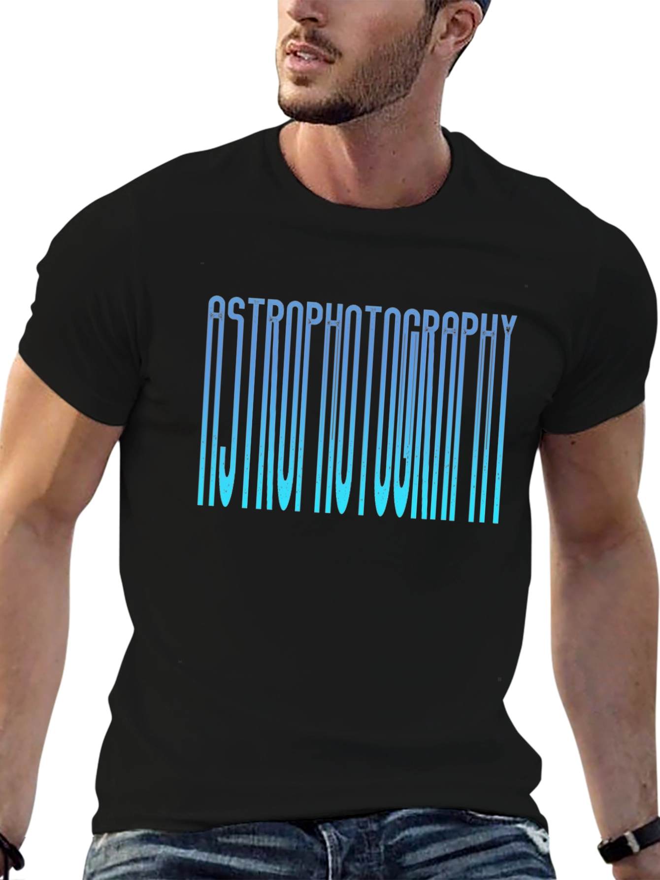 Astrophotography Black Graphic Tee