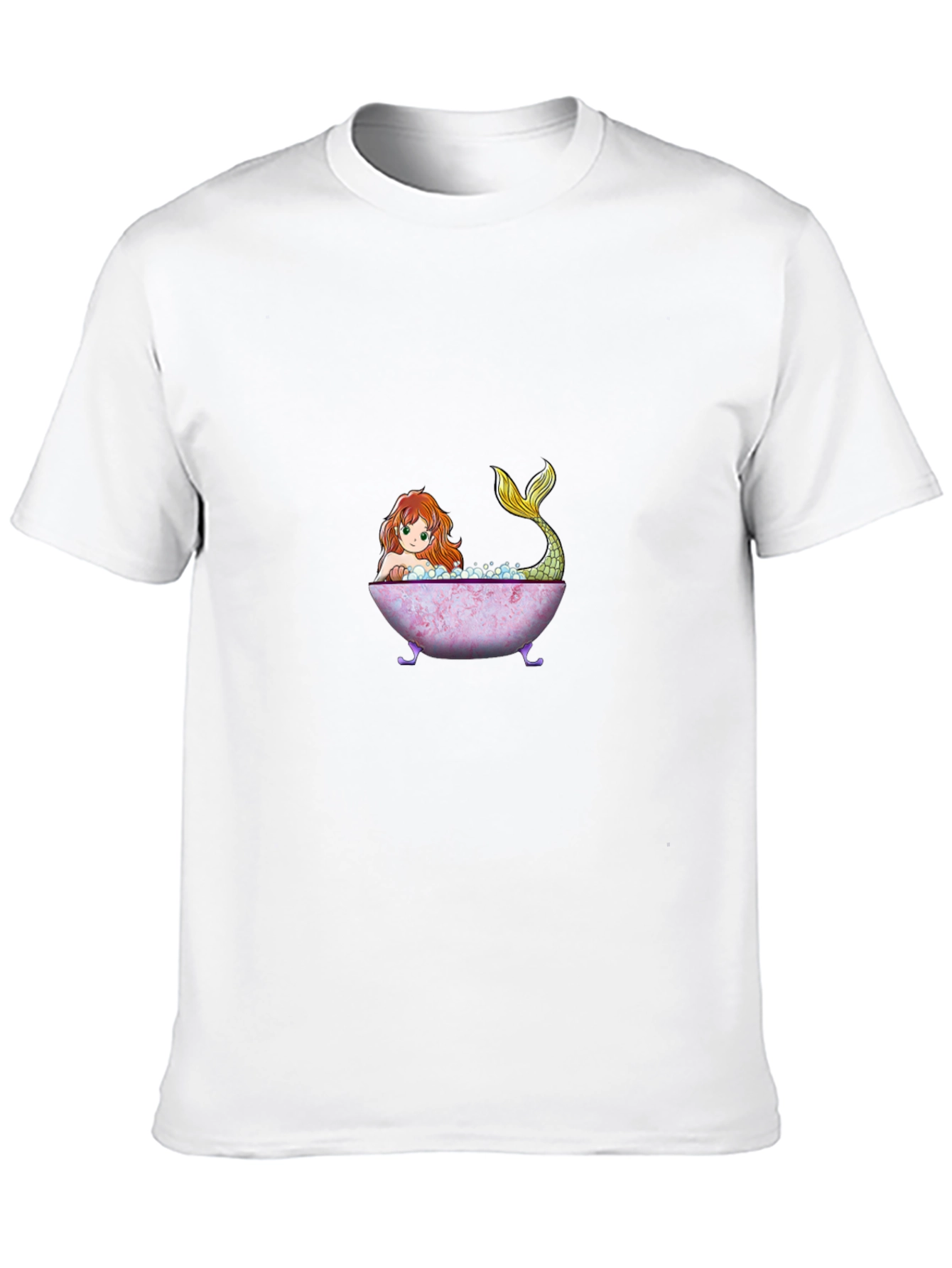 Mermaid Bathtub Graphic T-Shirt