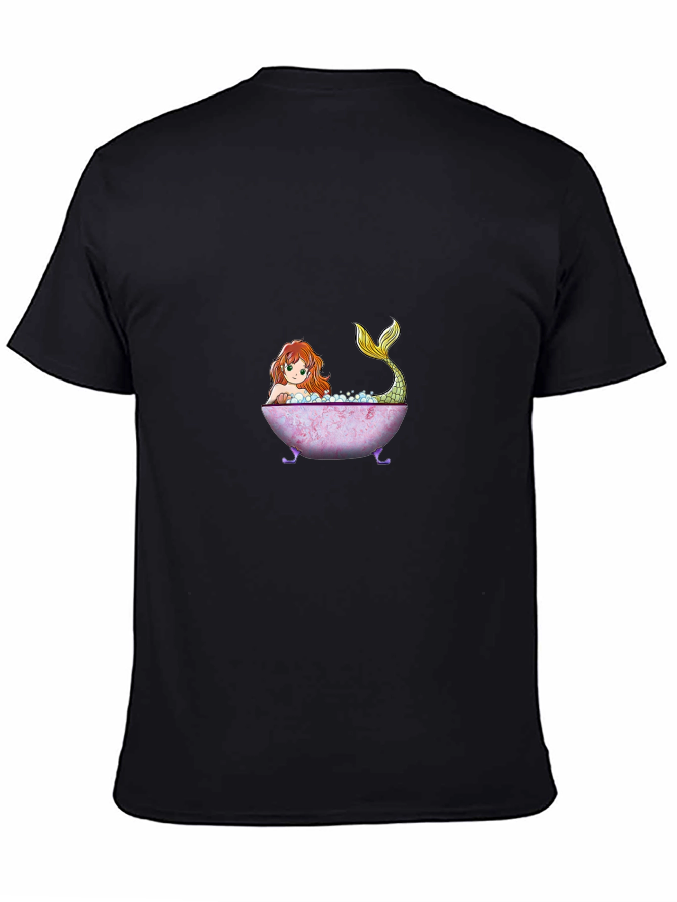 Mermaid Bathtub Graphic T-Shirt