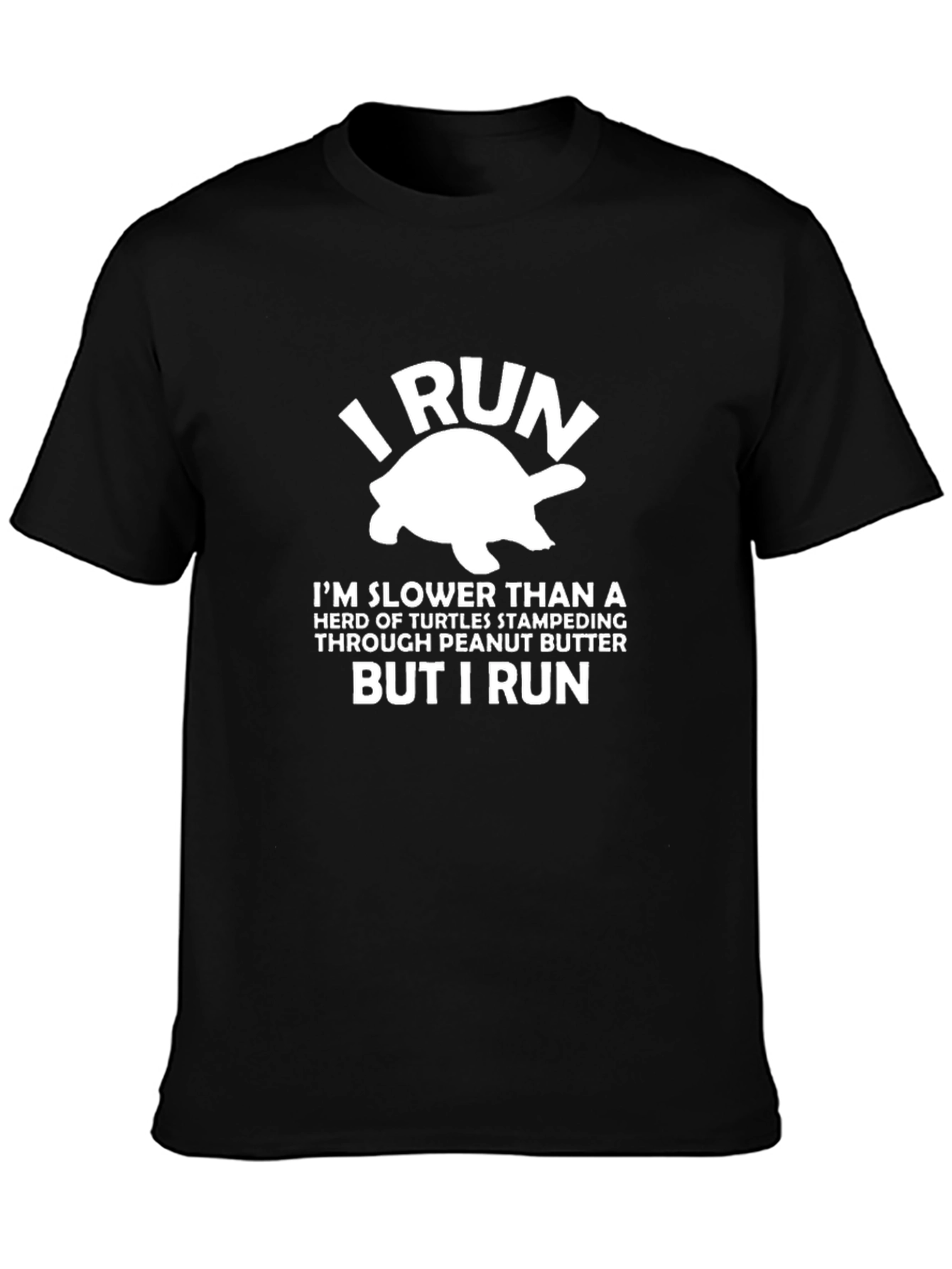 I Run Turtle Graphic Tee