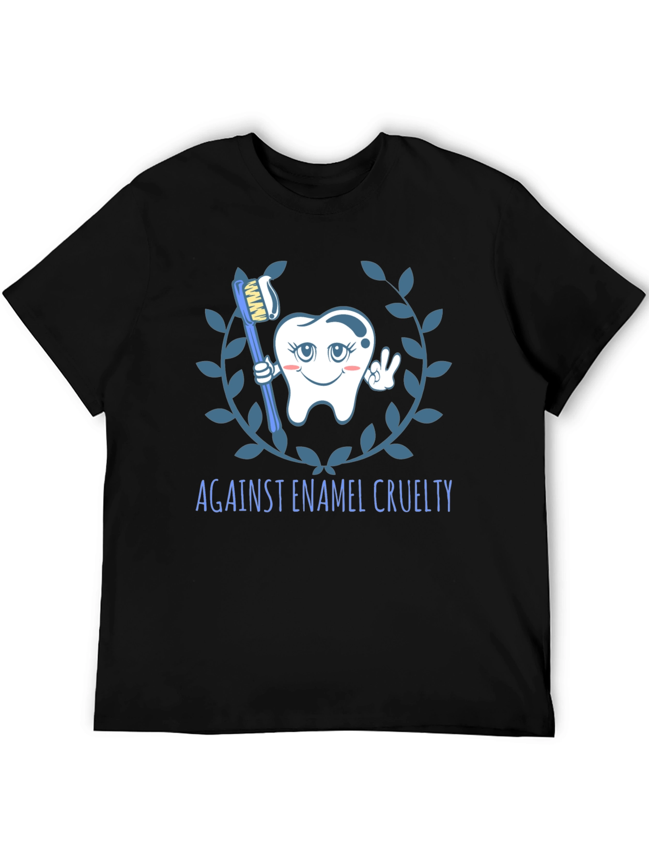 Against Enamel Cruelty T-Shirt - Black